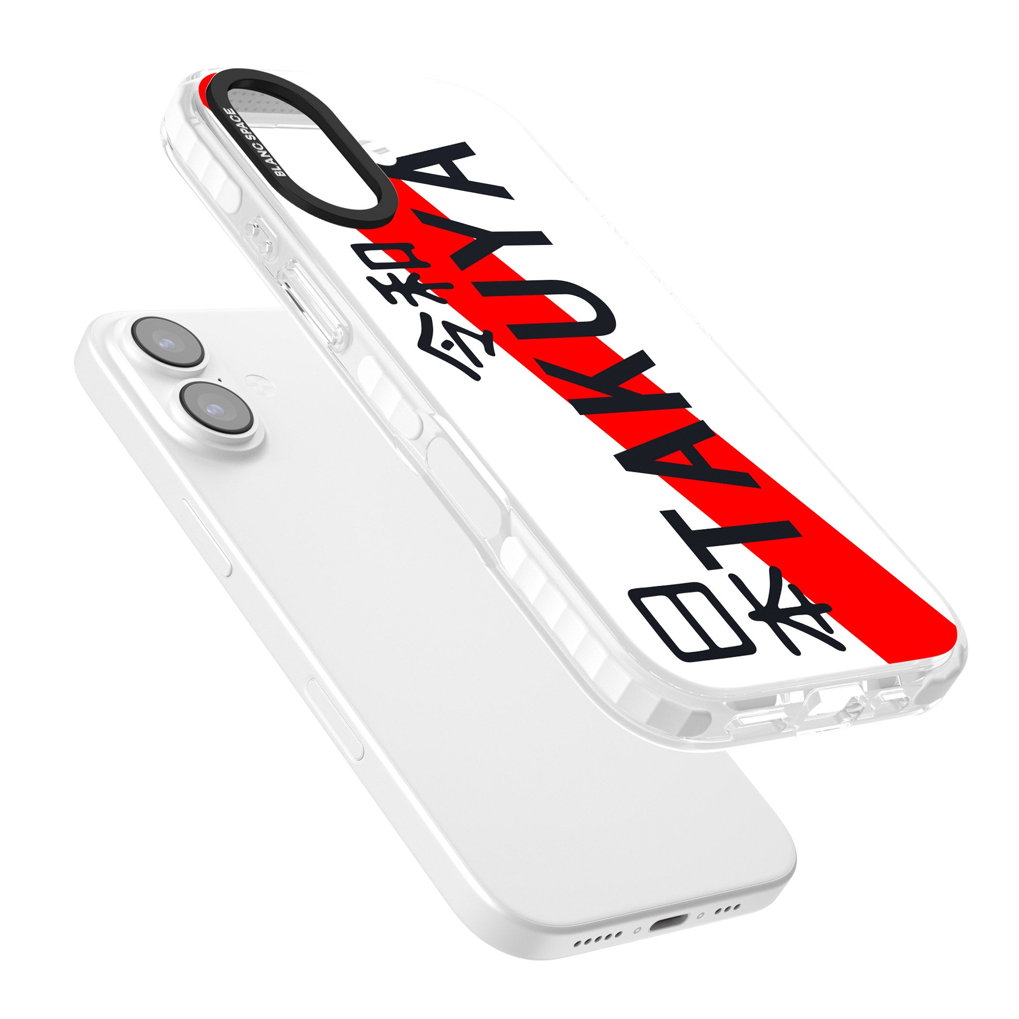 Personalised Japanese License Plate iPhone 17 Impact Clear Phone Case Colours