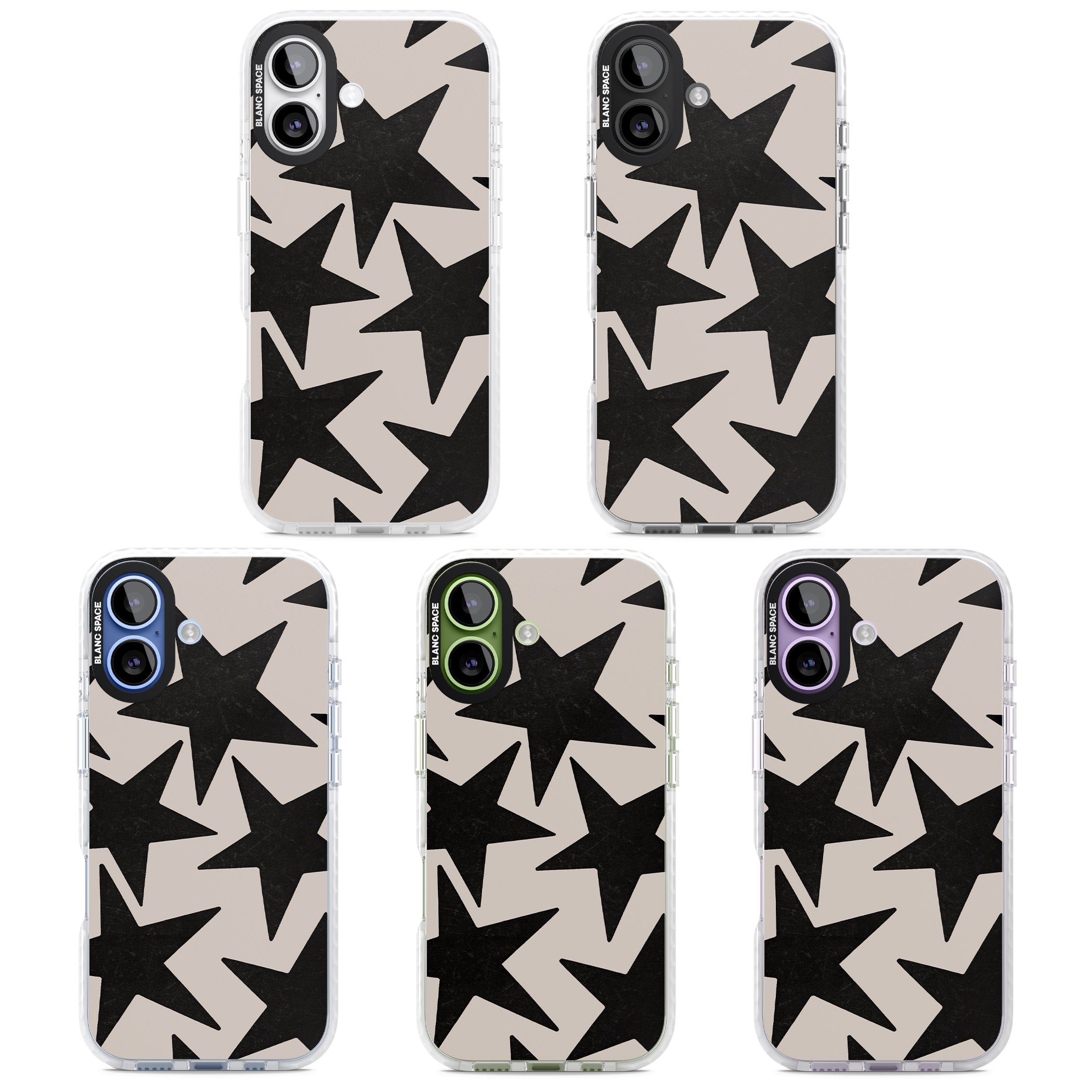 Black Superstars iPhone 17 Impact Pro Clear Phone Case APT Impact Protection