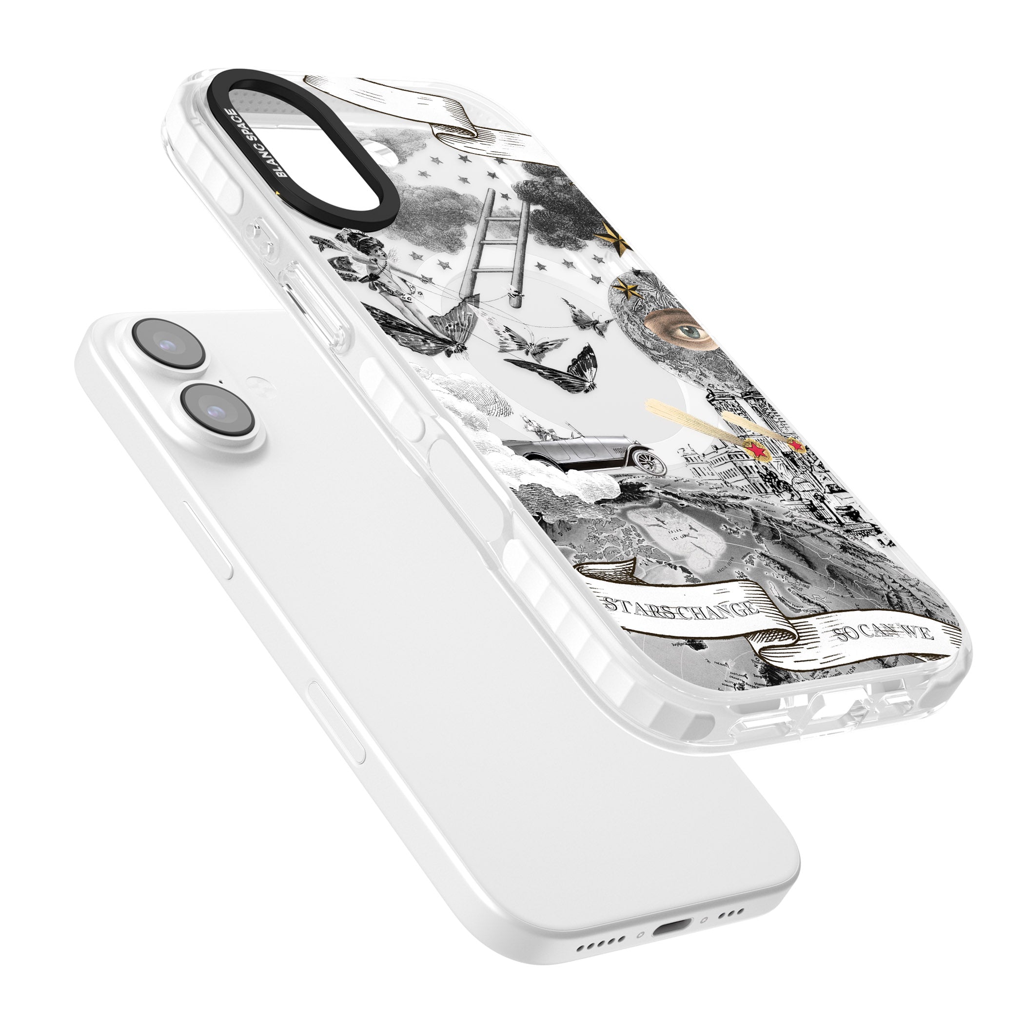 Stars Change So Can We iPhone 17 Impact Pro Clear Phone Case Colours