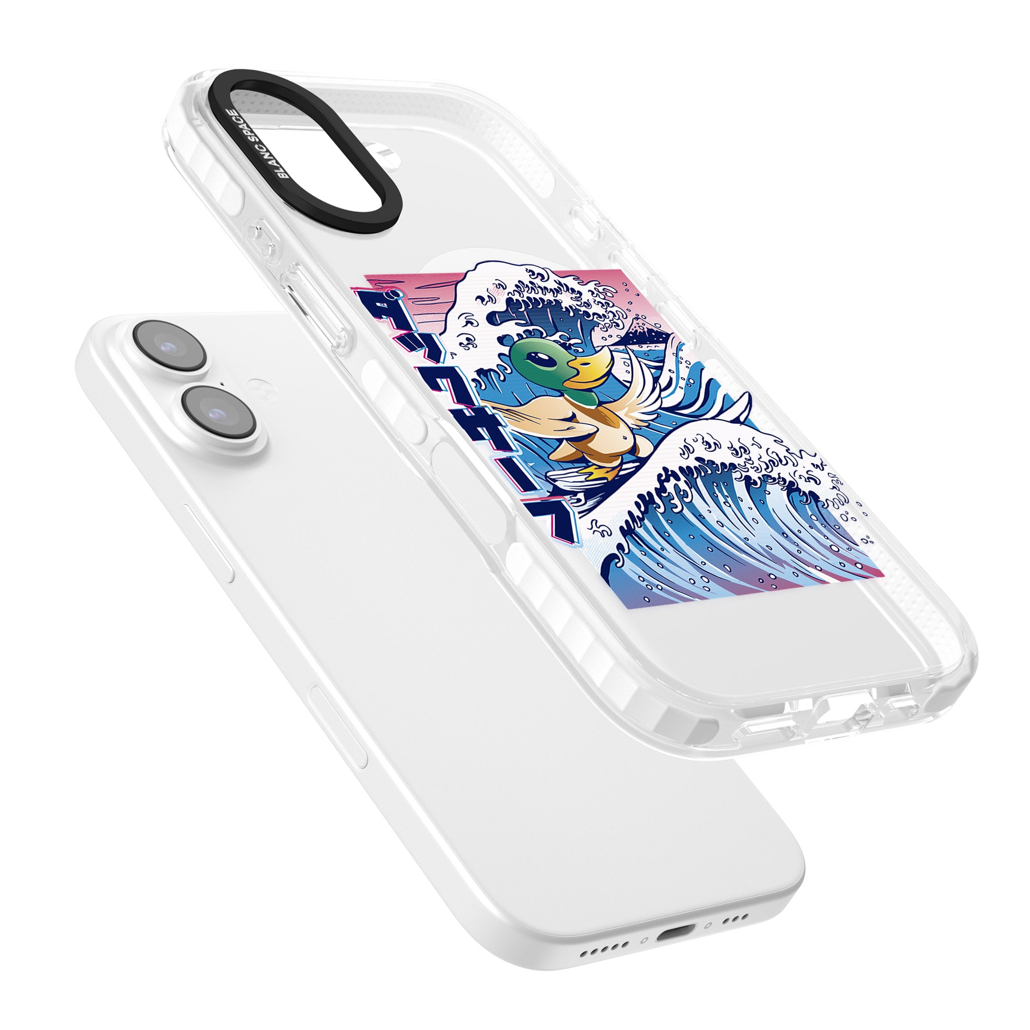 Duck Surf iPhone 17 Impact Pro Clear Phone Case Colours