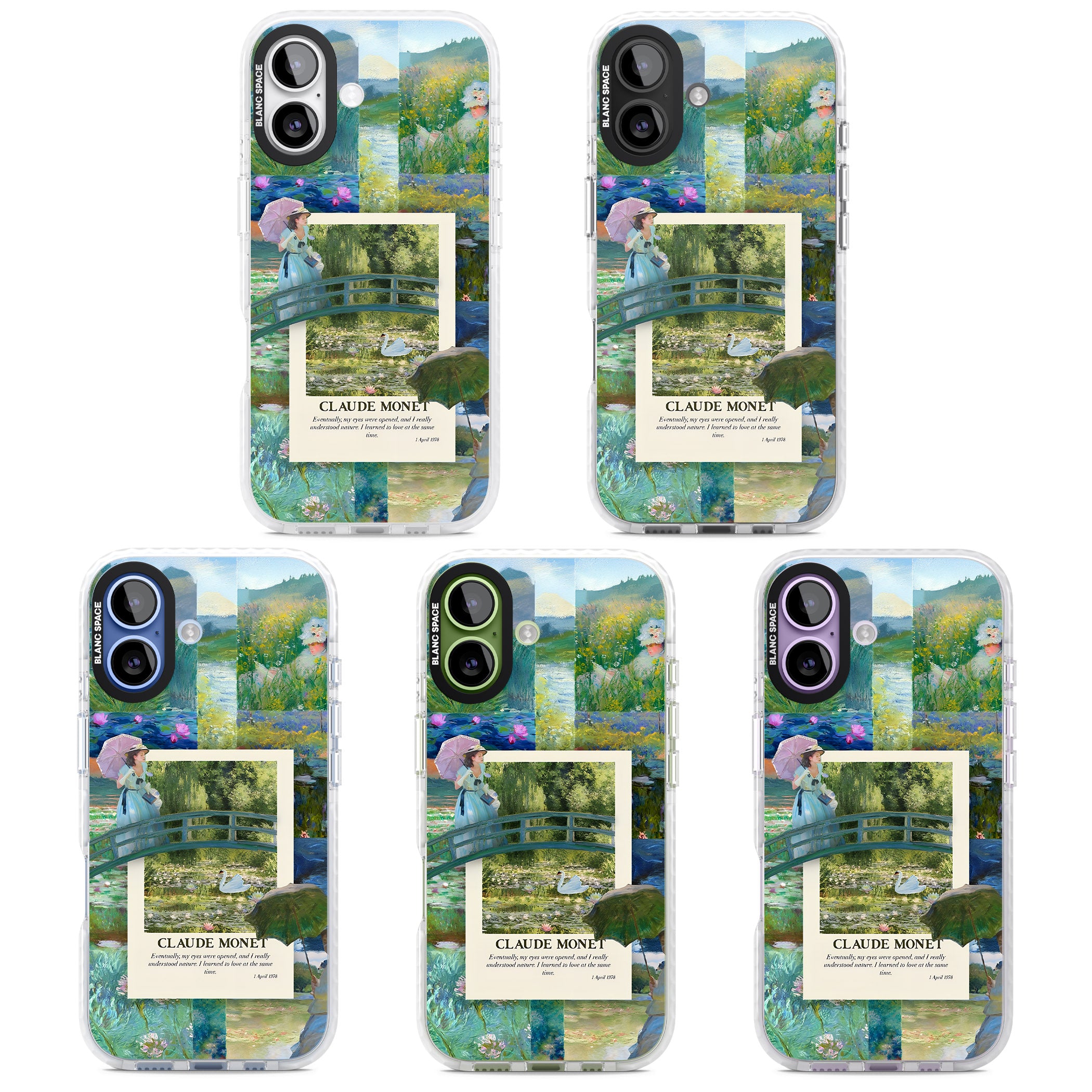 Monet Gardens iPhone 17 Impact Pro Clear Phone Case APT Impact Protection