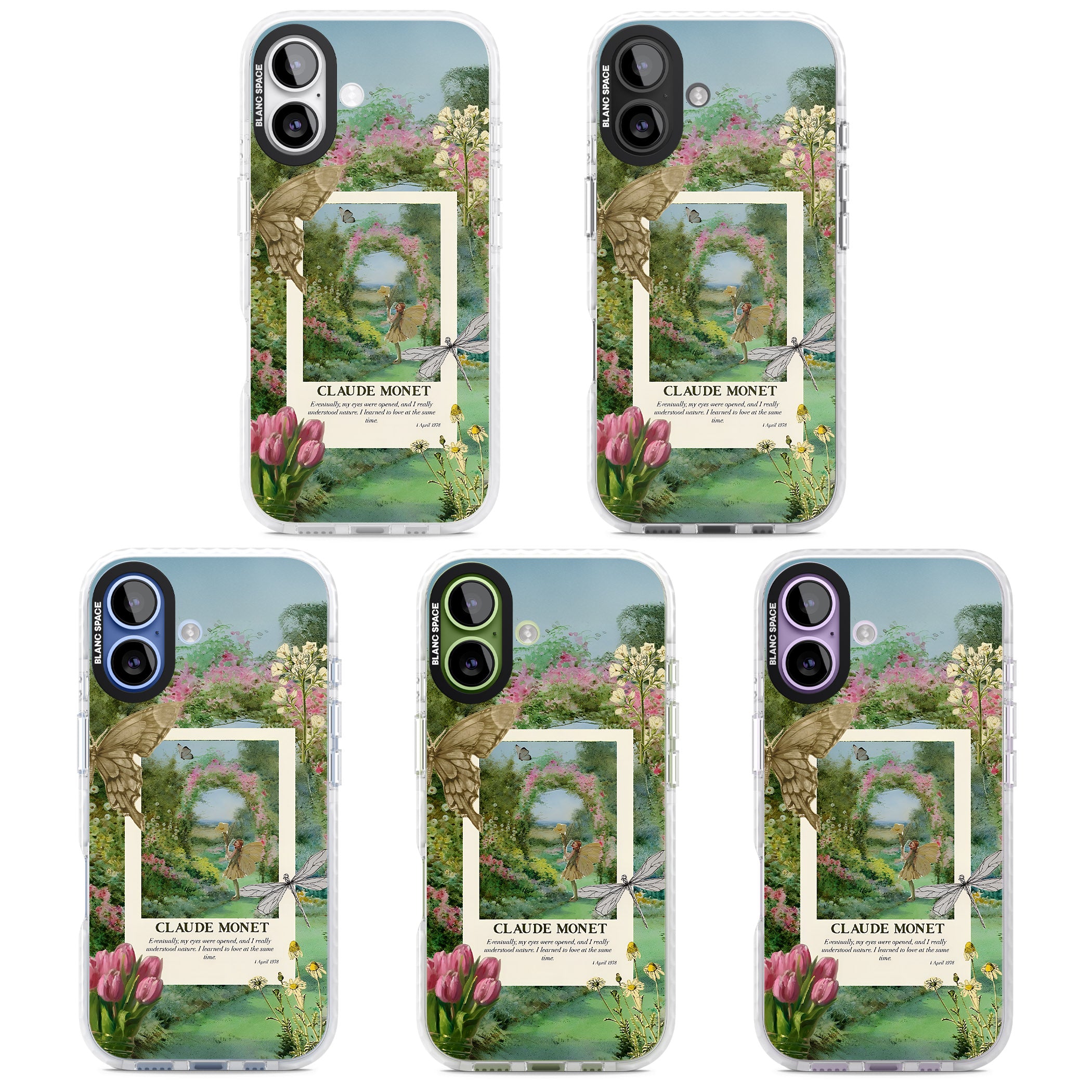 Monet Fairy Garden iPhone 17 Impact Pro Clear Phone Case APT Impact Protection