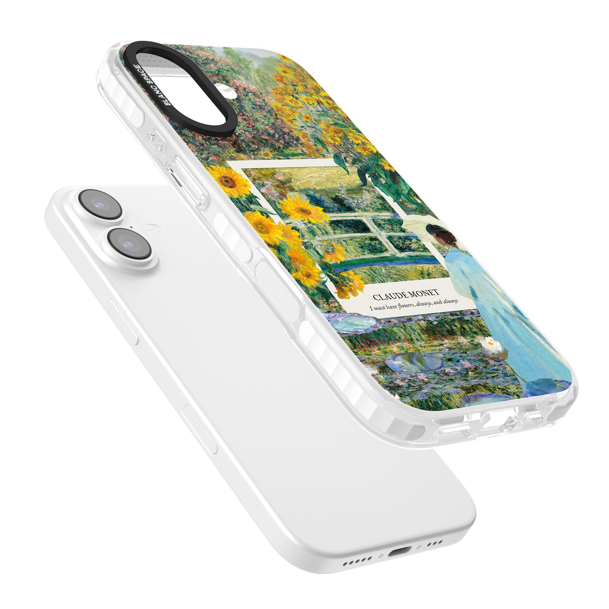 Monet Garden Bridge iPhone 17 Impact Pro Clear Phone Case Colours