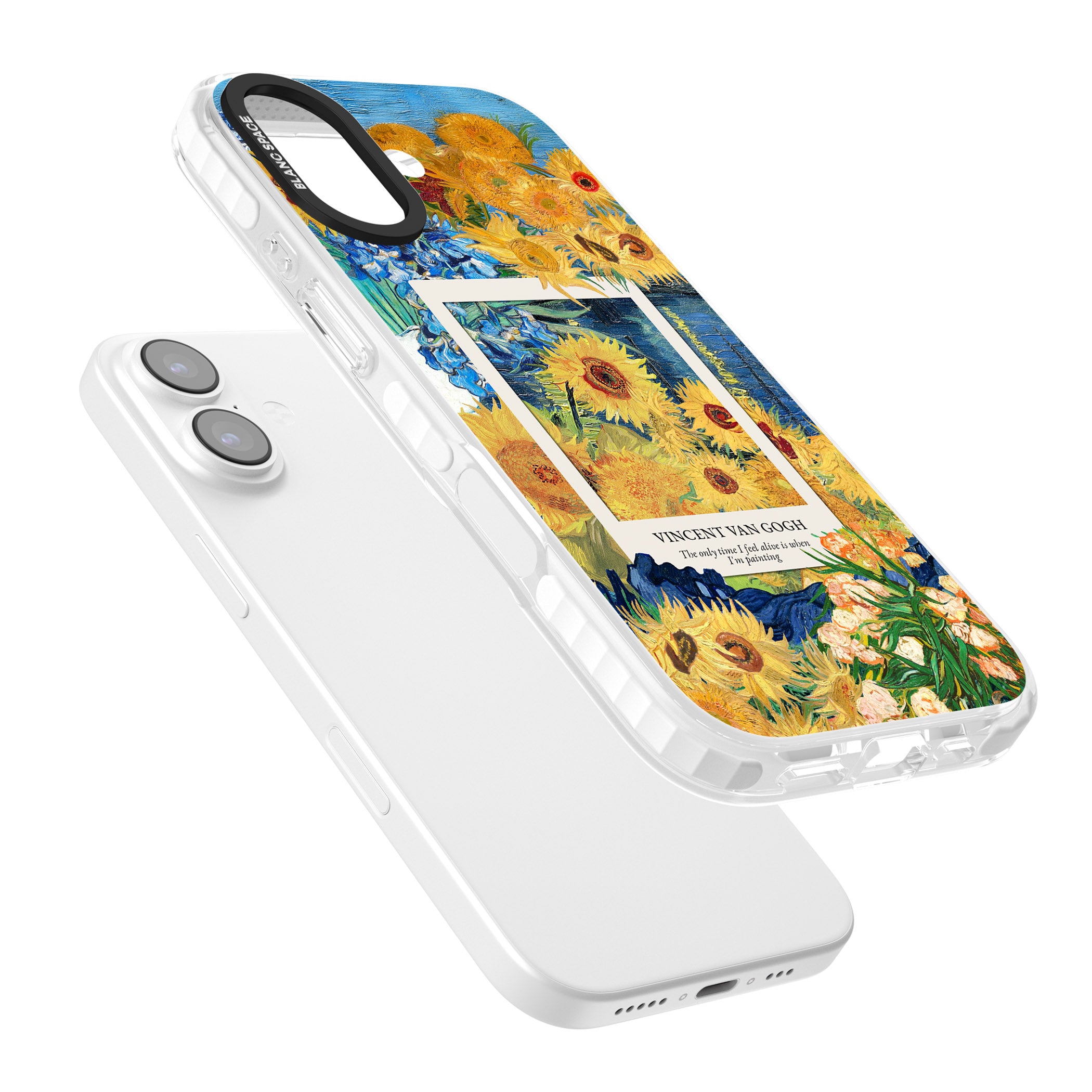 Van Gogh Sunflowers iPhone 17 Impact Pro Clear Phone Case Colours