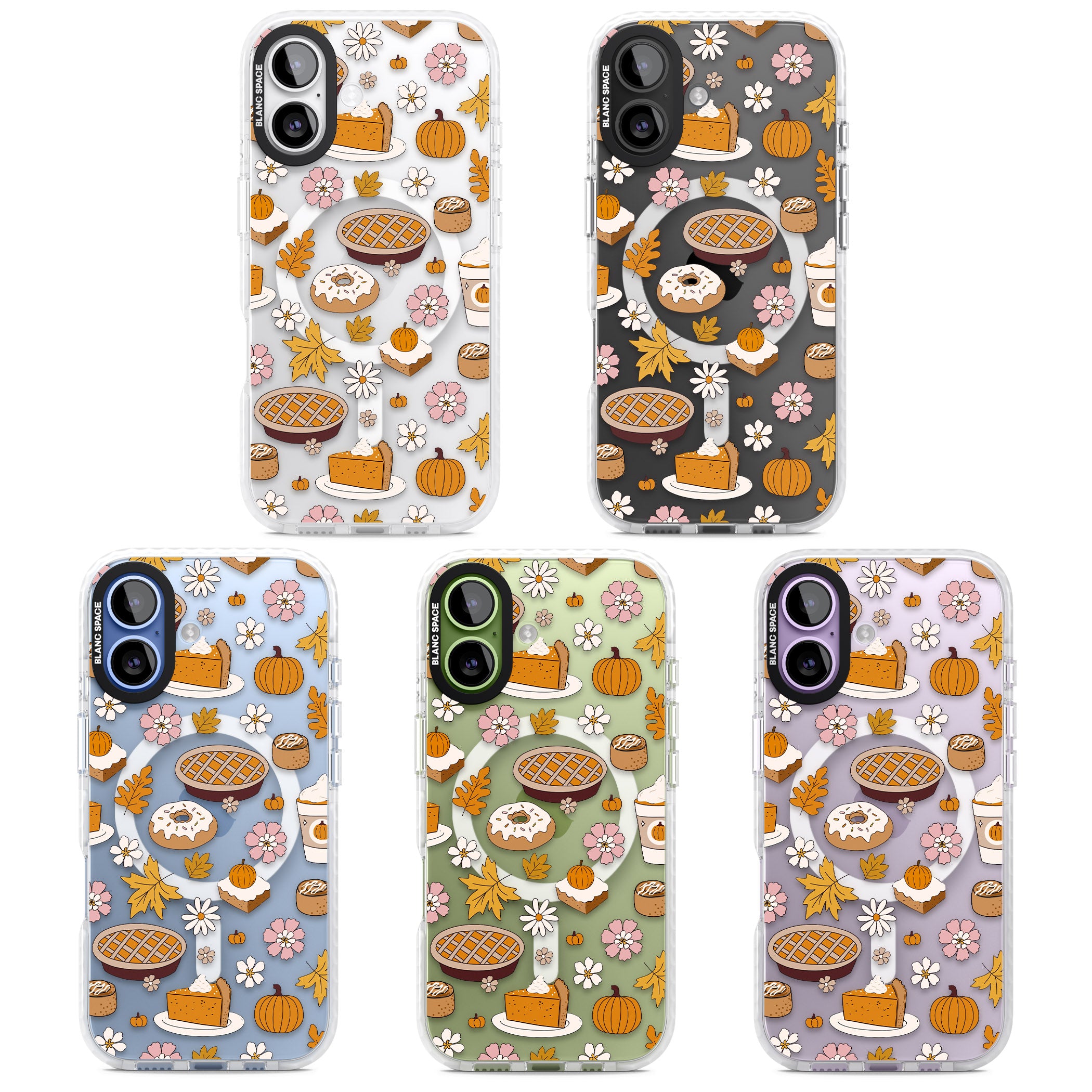 Pumpkin Pie Autumn Treats iPhone 17 Impact Pro Clear Phone Case APT Impact Protection