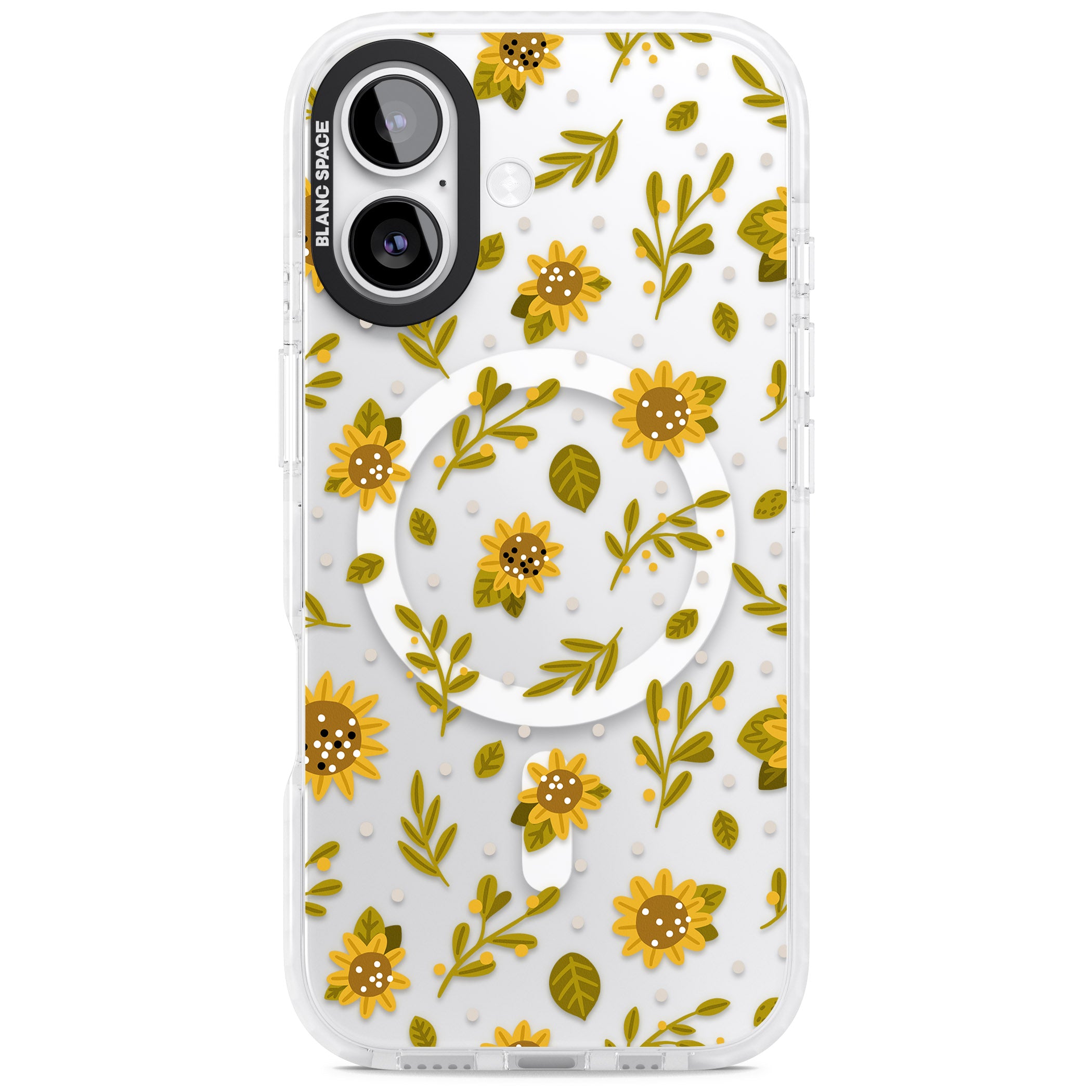 Bees & Sunflowers iPhone 17 Impact Pro Clear Phone Case