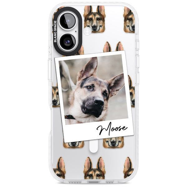 Personalised German Shepherd Instant Camera Photo