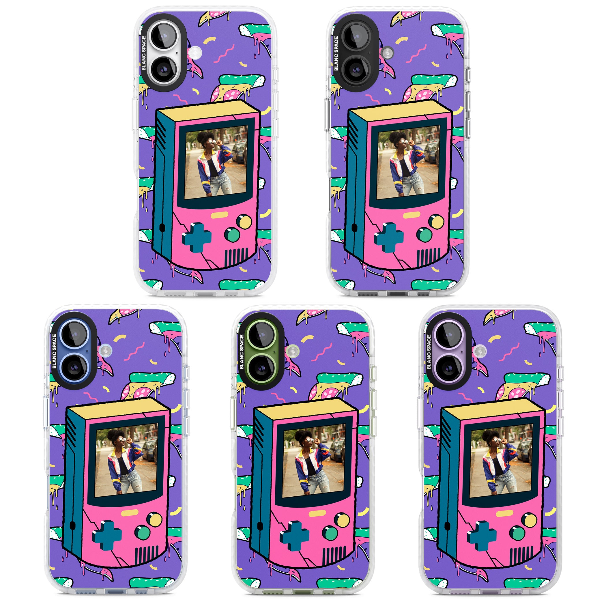 Personalised Retro Game Photo Case iPhone 17 Impact Pro Clear Phone Case APT Impact Protection