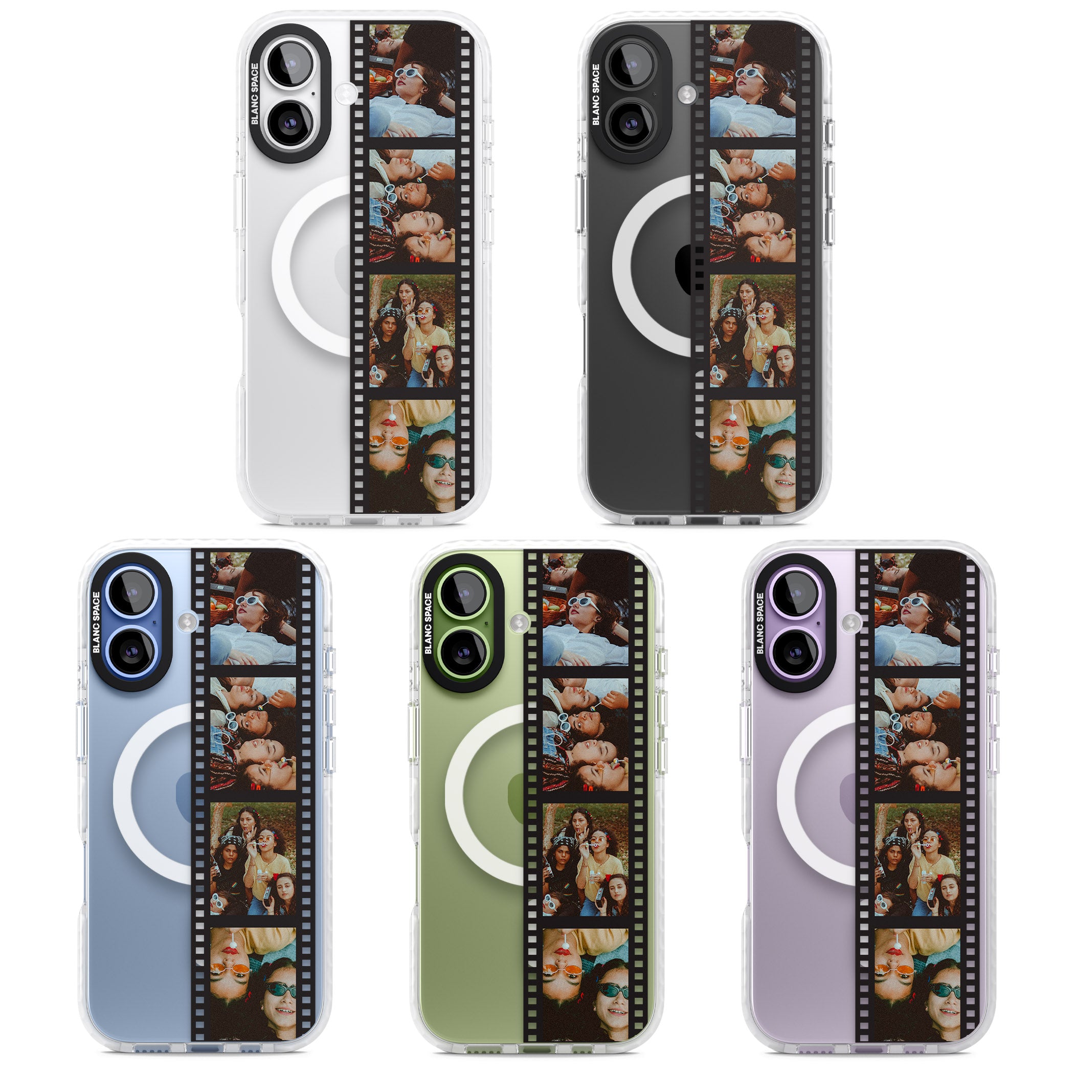 Personalised Photo Film Strip iPhone 17 Impact Pro Clear Phone Case APT Impact Protection