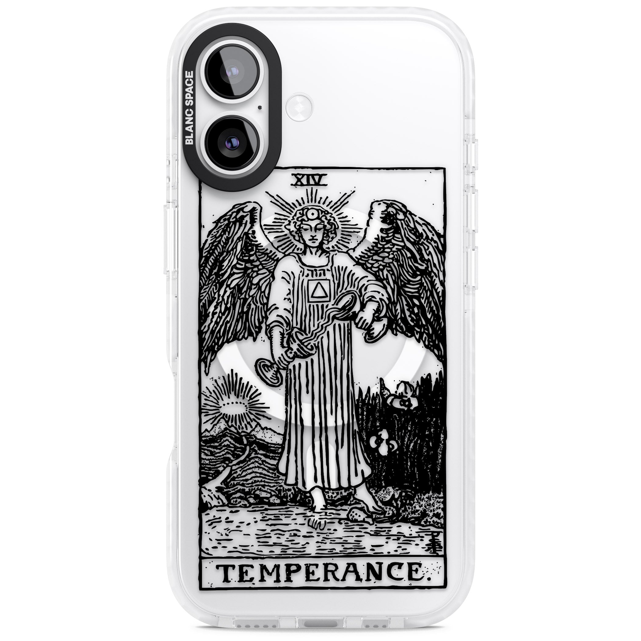 Personalised Temperance Tarot Card (Clear) iPhone 17 Impact Pro Clear Phone Case