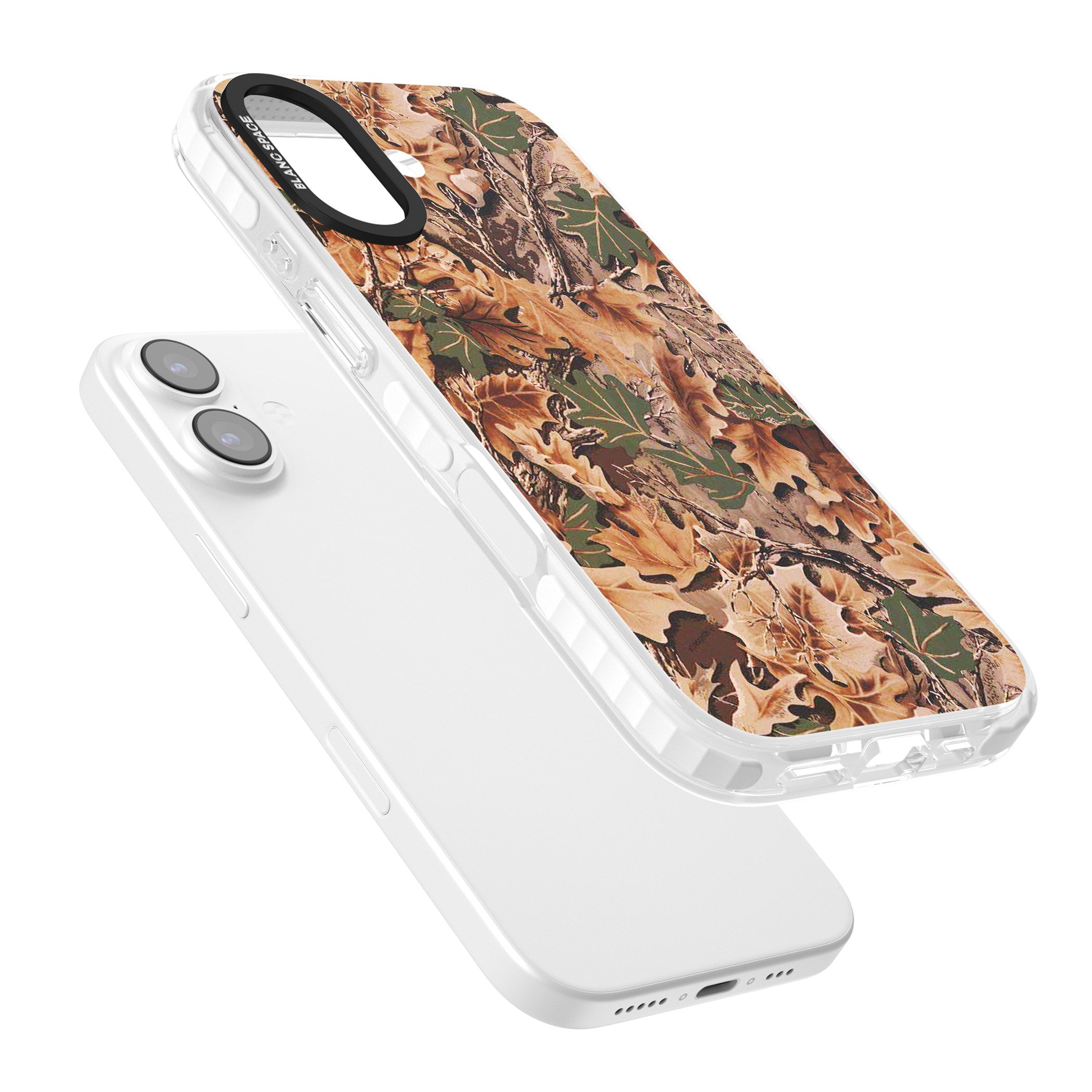 Leaves Camo iPhone 17 Impact Pro Clear Phone Case Colours