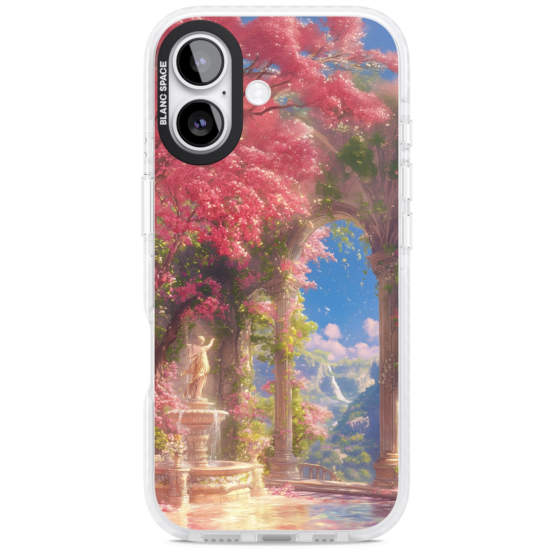 Castle Blossom iPhone 17 Impact Pro Clear Phone Case