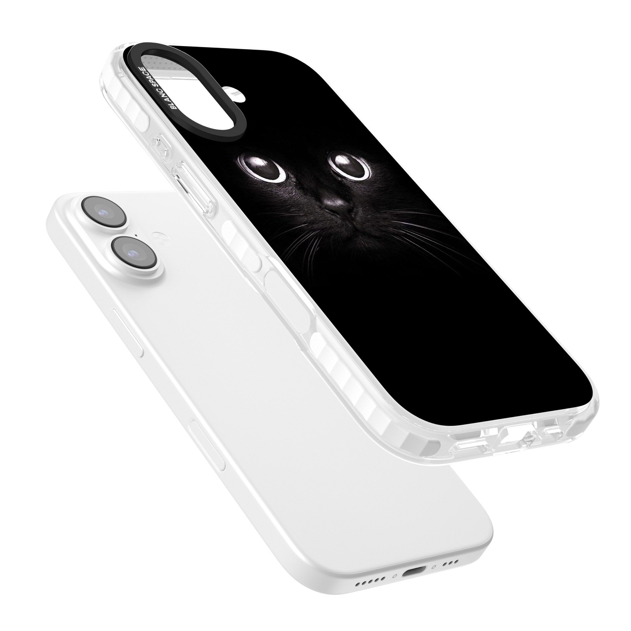 Black Cat iPhone 17 Impact Pro Clear Phone Case Colours