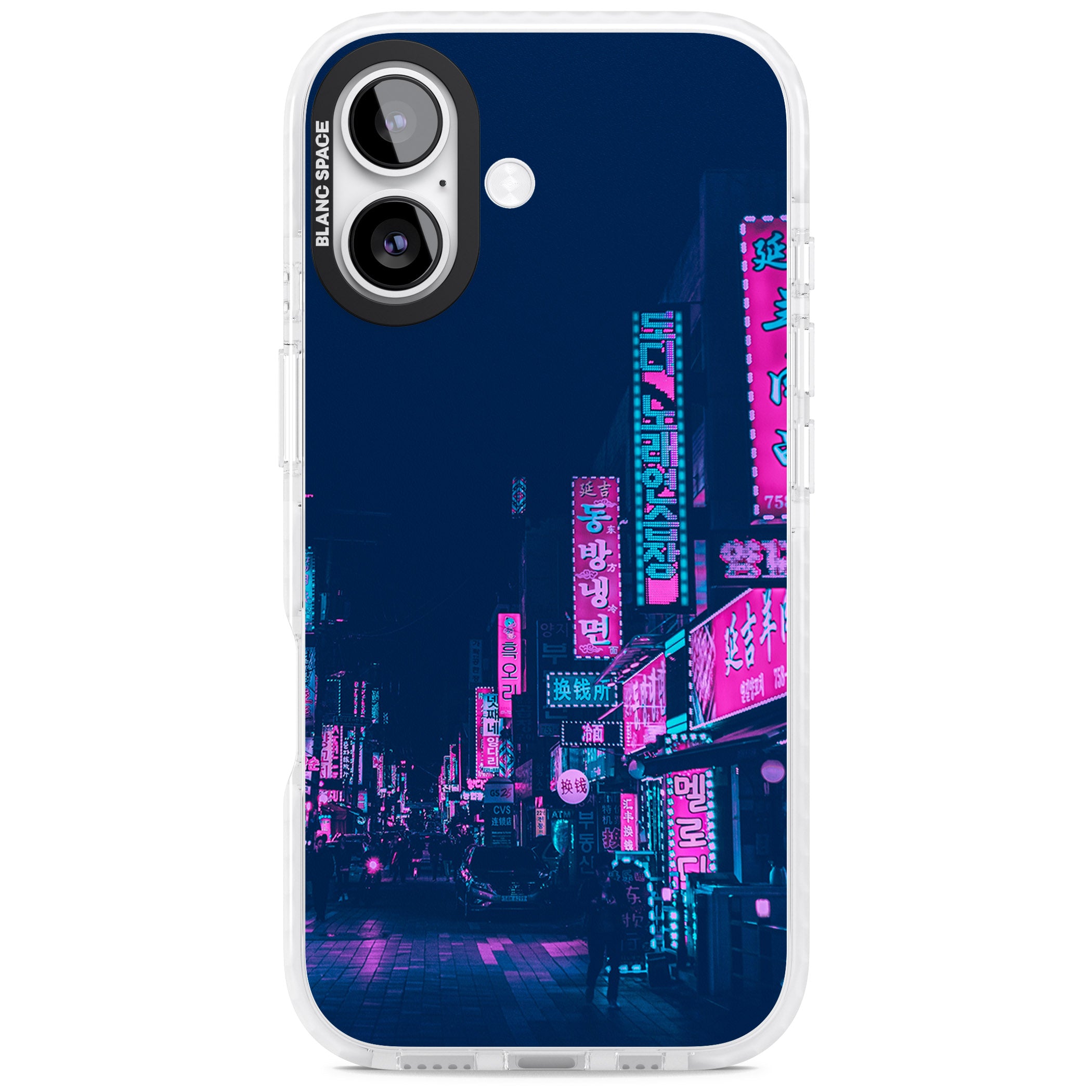 Neon Nights iPhone 17 Impact Pro Clear Phone Case