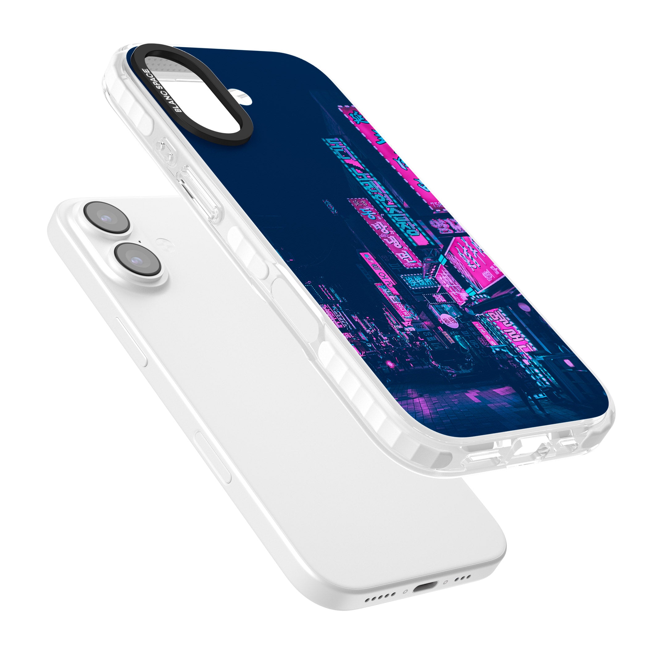 Neon Nights iPhone 17 Impact Pro Clear Phone Case Colours
