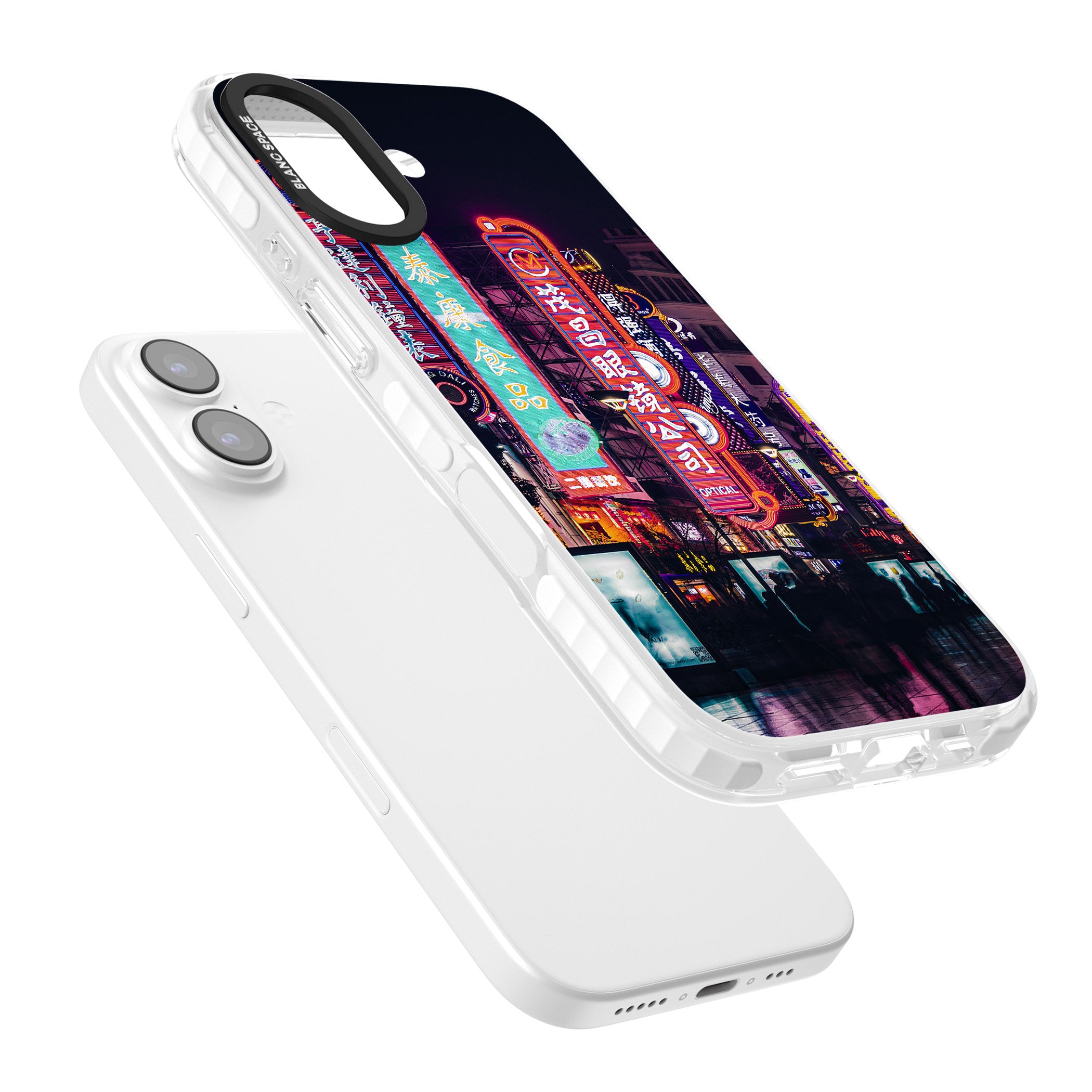 Neon Streets iPhone 17 Impact Pro Clear Phone Case Colours