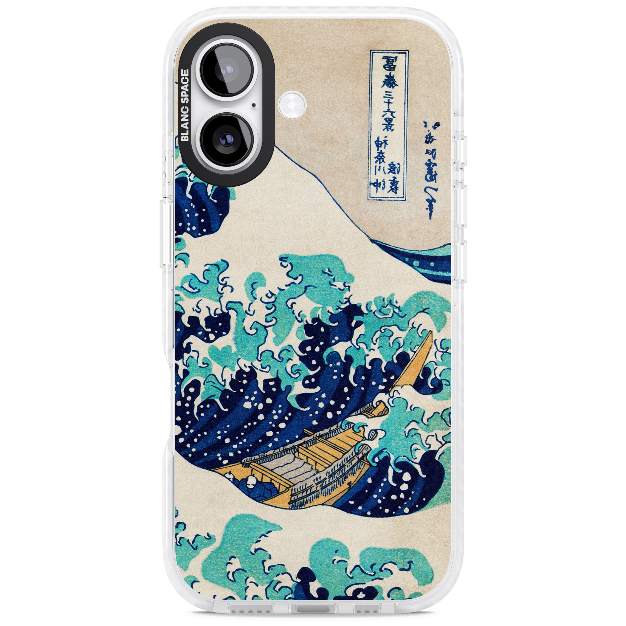 The Great Wave By Katsushika Hokusai iPhone 17 Impact Pro Clear Phone Case