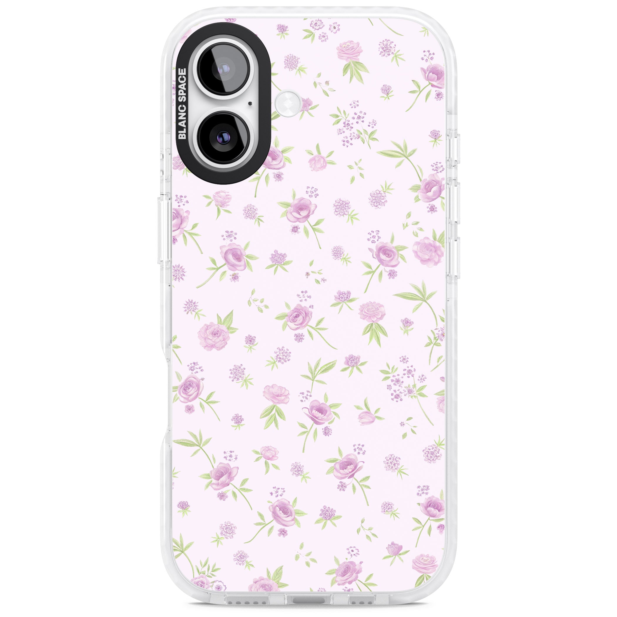 Pink Peonies iPhone 17 Impact Pro Clear Phone Case