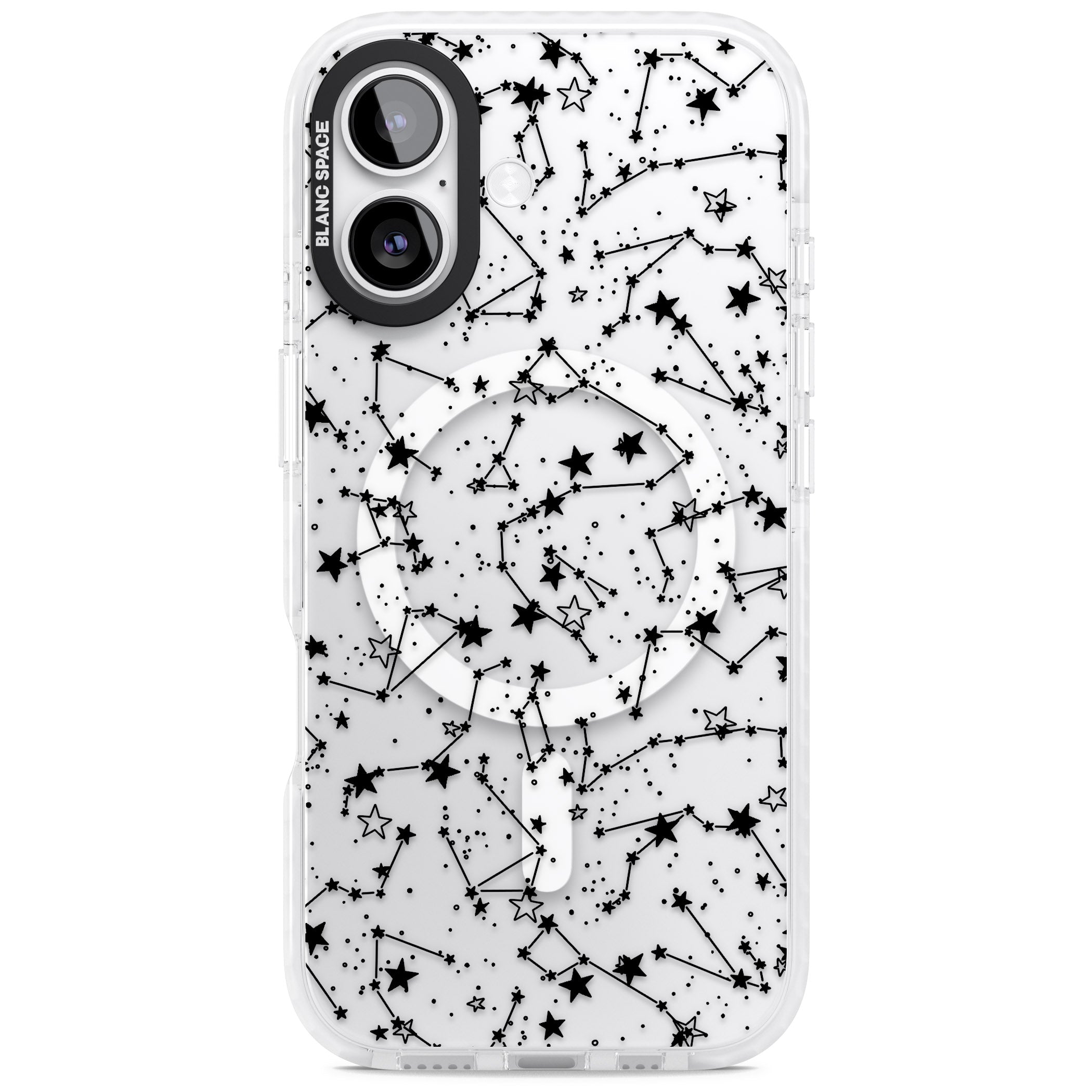 Midnight Constellations iPhone 17 Impact Pro Clear Phone Case