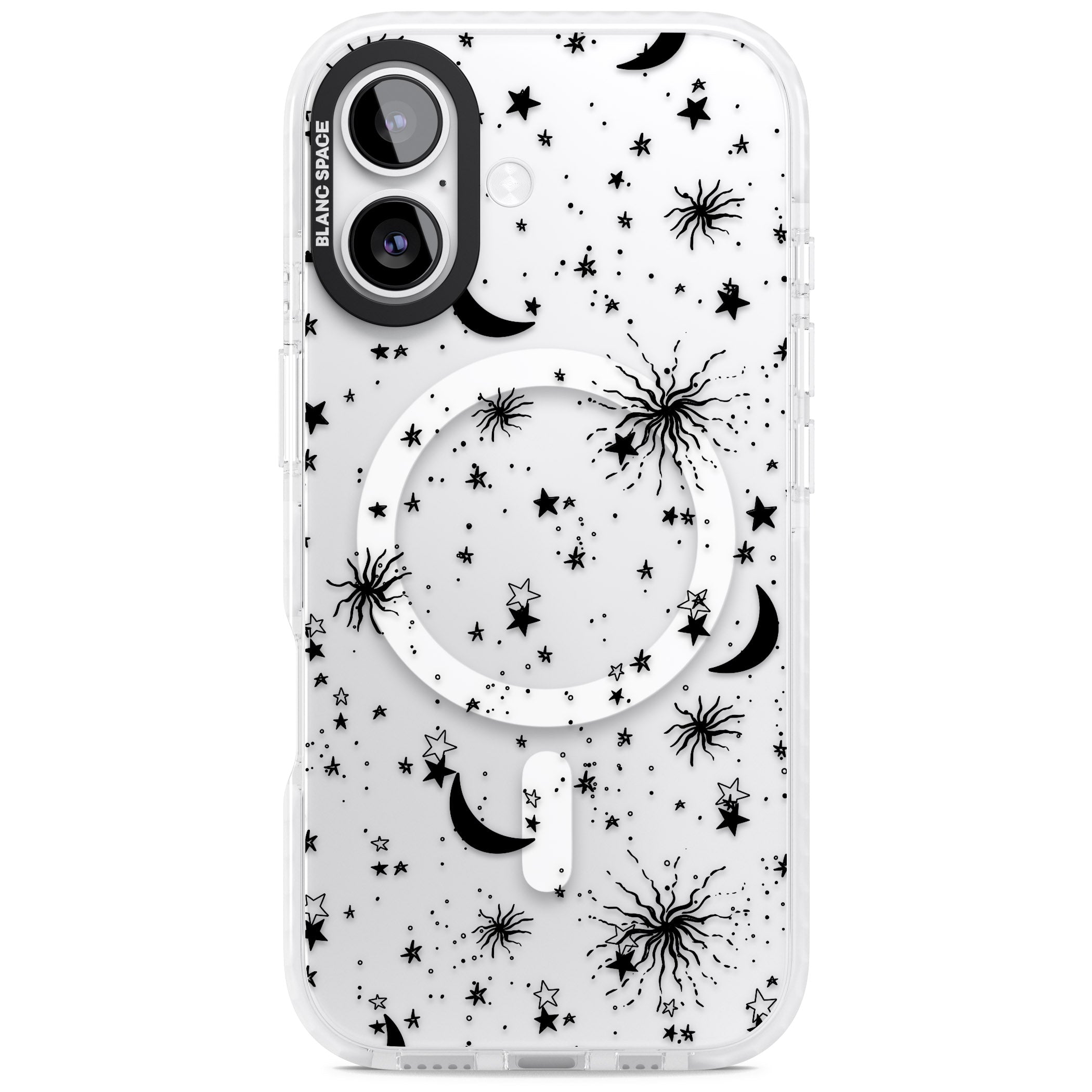 Celestial Night iPhone 17 Impact Pro Clear Phone Case