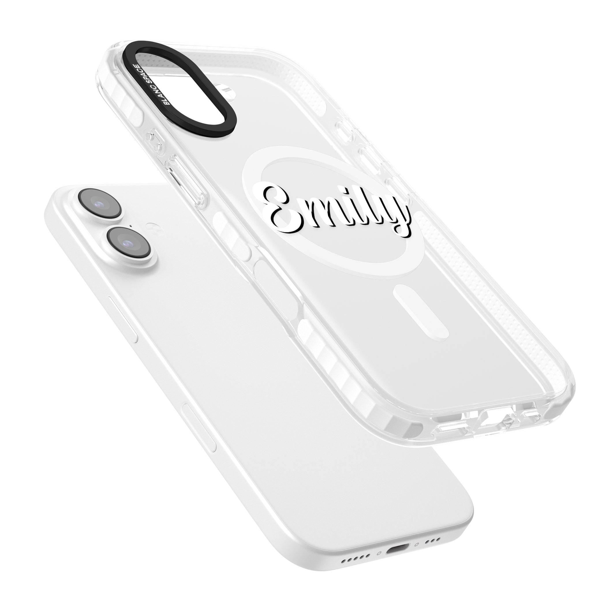 Personalised Cute Name iPhone 17 Impact Pro Clear Phone Case Colours