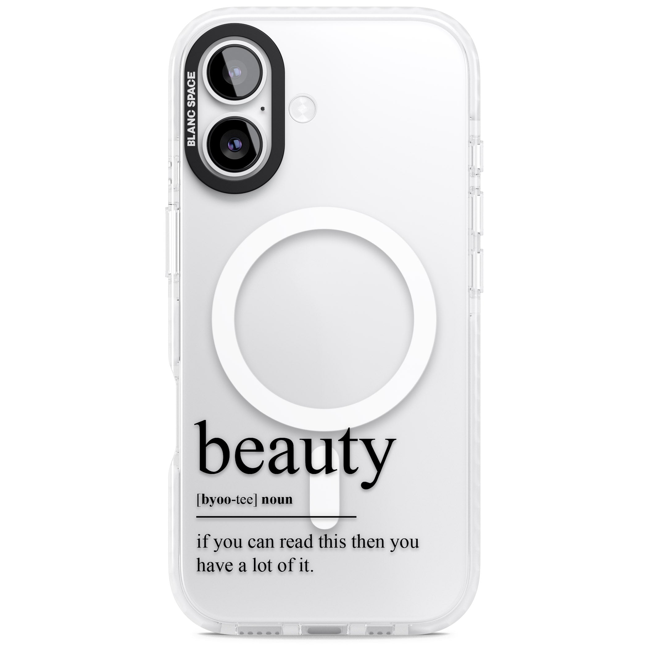 Beauty iPhone 17 Impact Pro Clear Phone Case