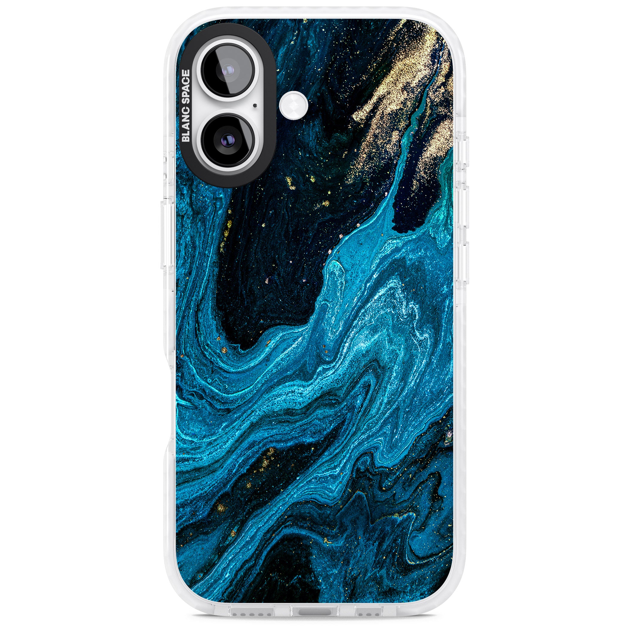 Saphire Lagoon iPhone 17 Impact Pro Clear Phone Case
