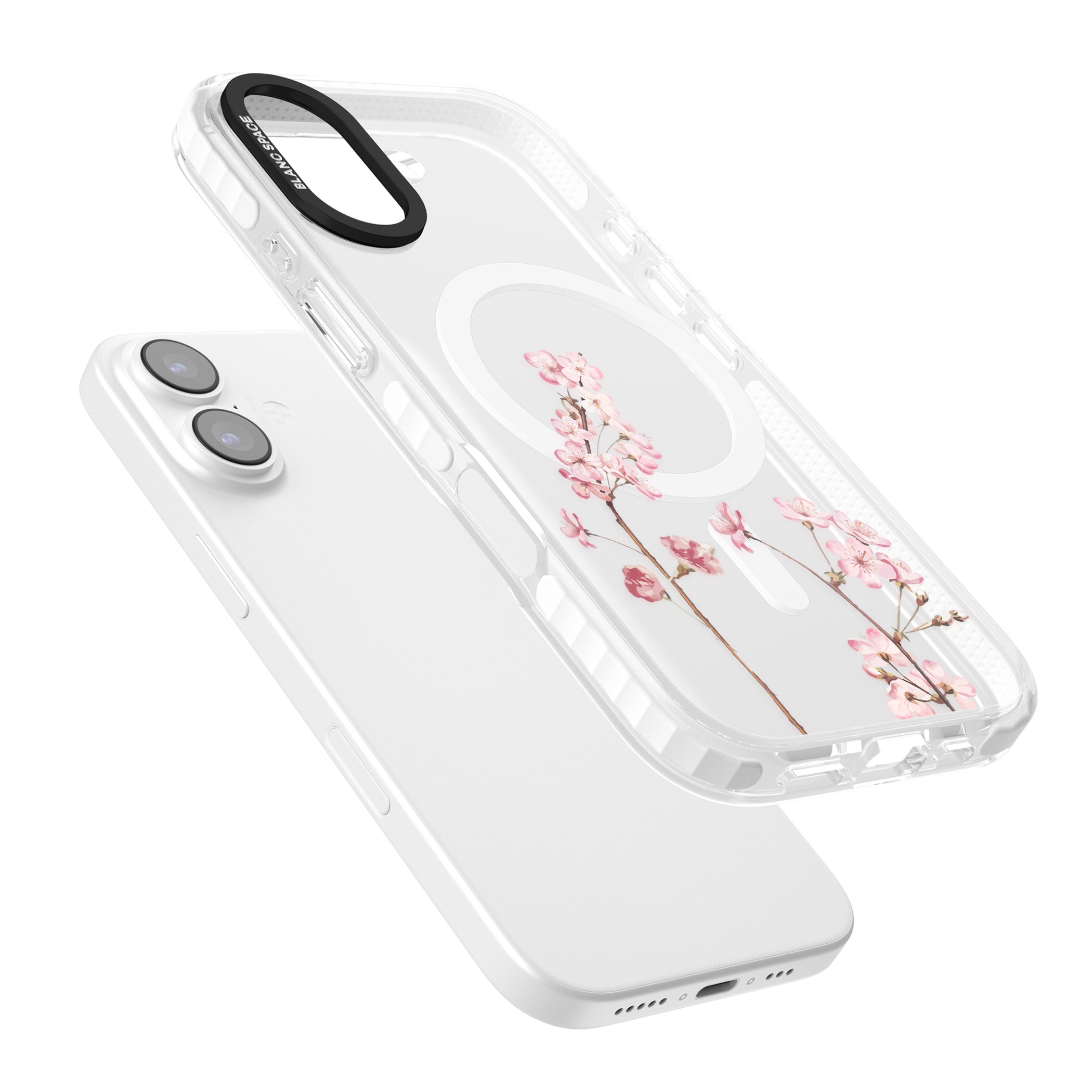 Blossom Flower iPhone 17 Impact Pro Clear Phone Case Colours