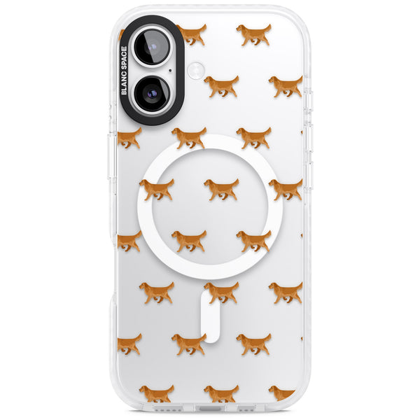 Golden Retriever Dog Pattern Clear