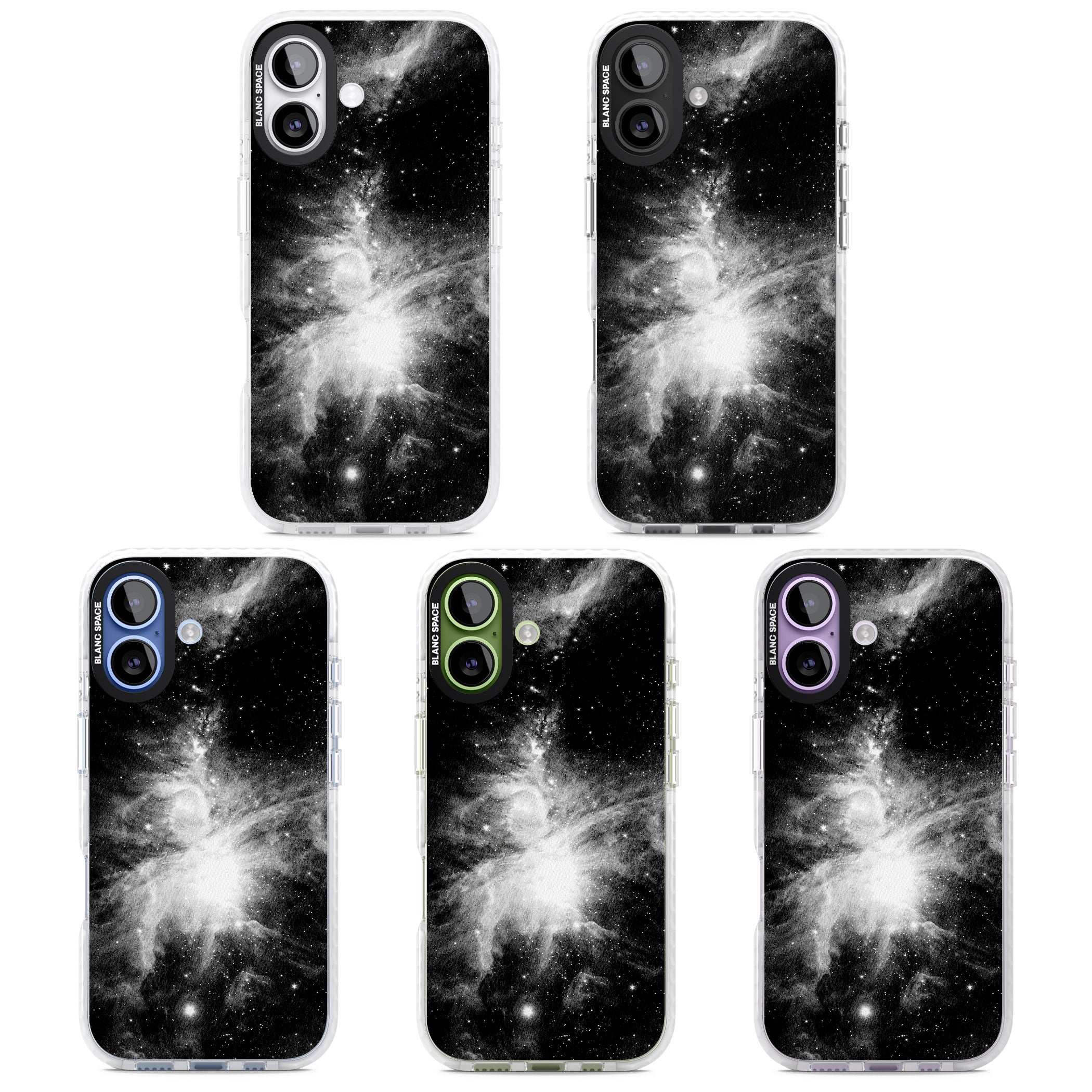 Galaxy Swirl iPhone 17 Impact Pro Clear Phone Case APT Impact Protection