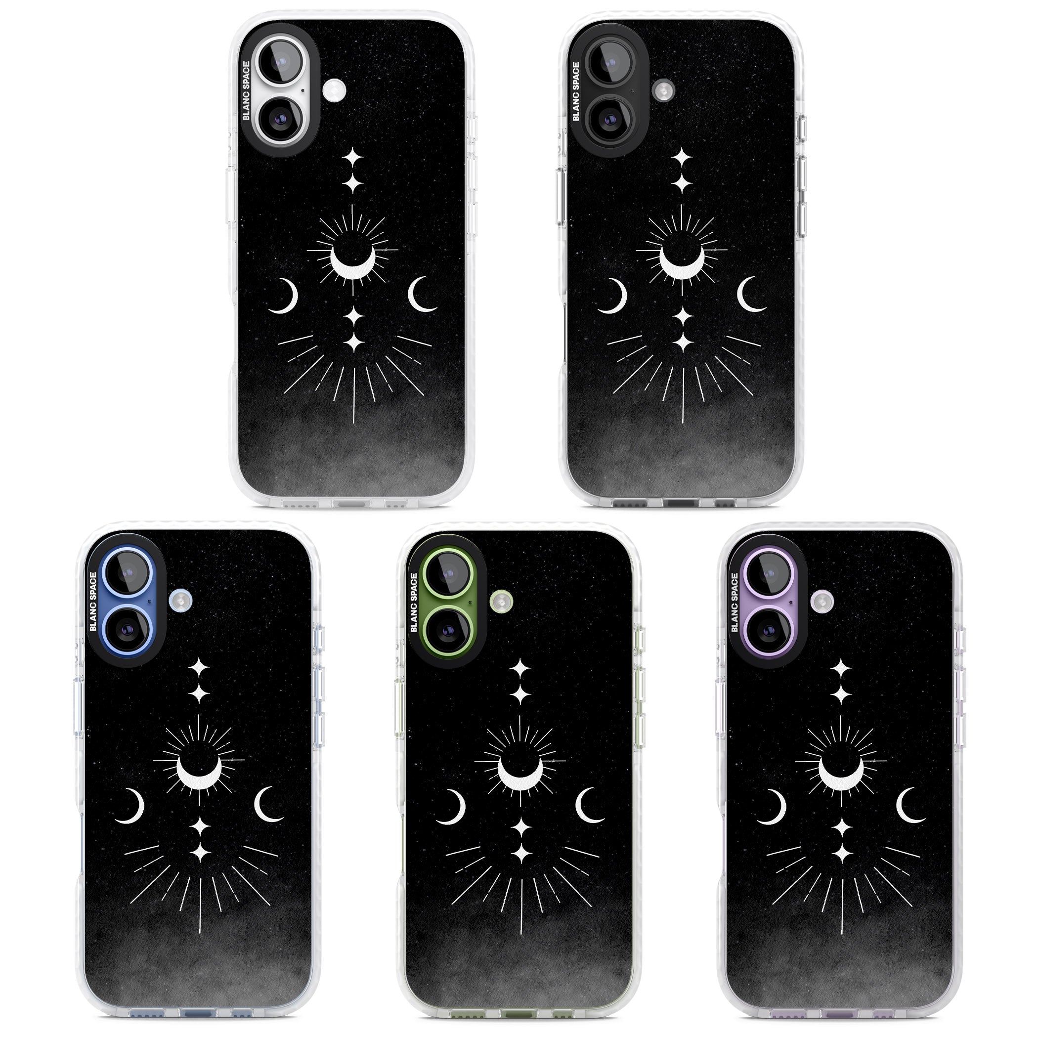 Lunar Mandala iPhone 17 Impact Pro Clear Phone Case APT Impact Protection