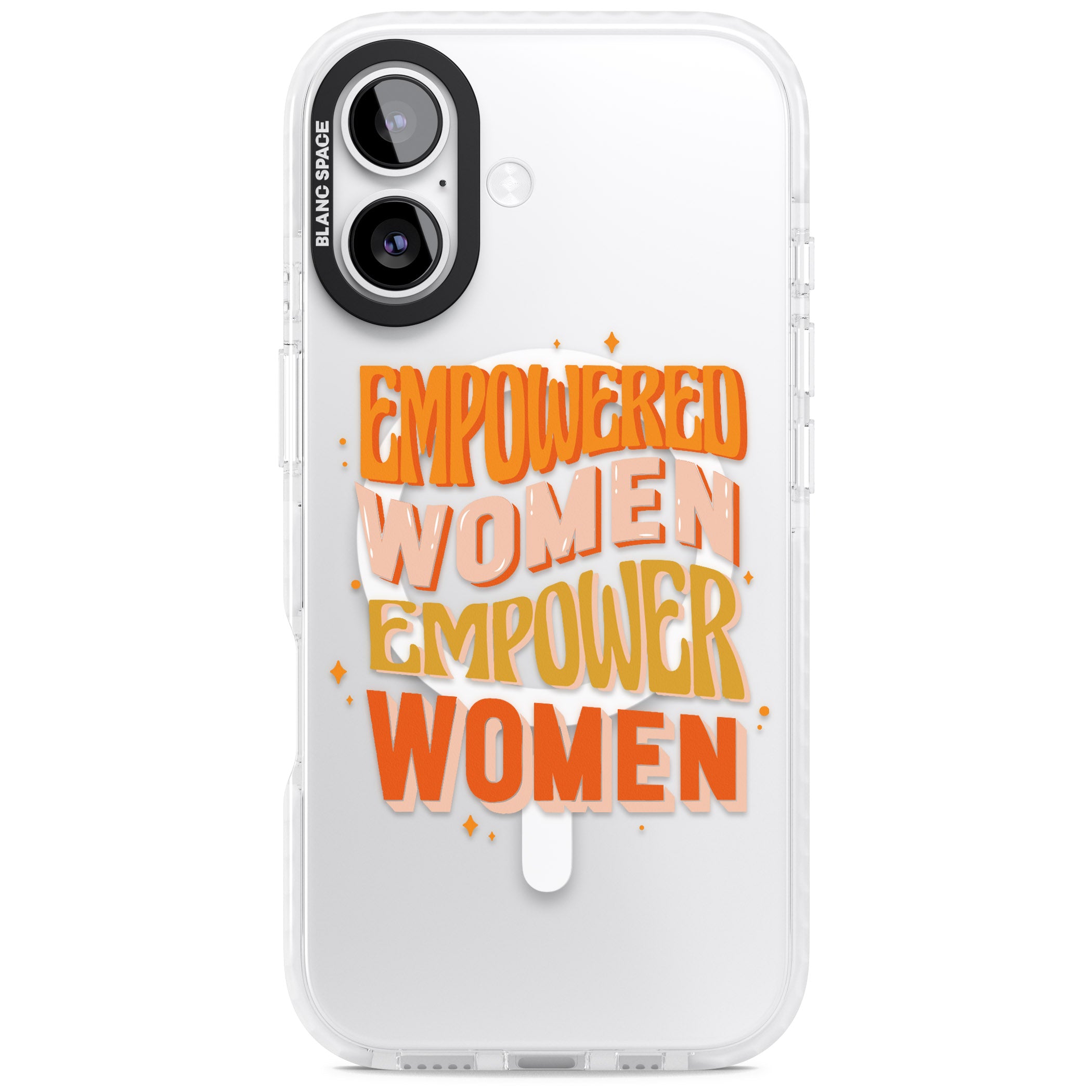 Empowered Women iPhone 17 Impact Pro Clear Phone Case