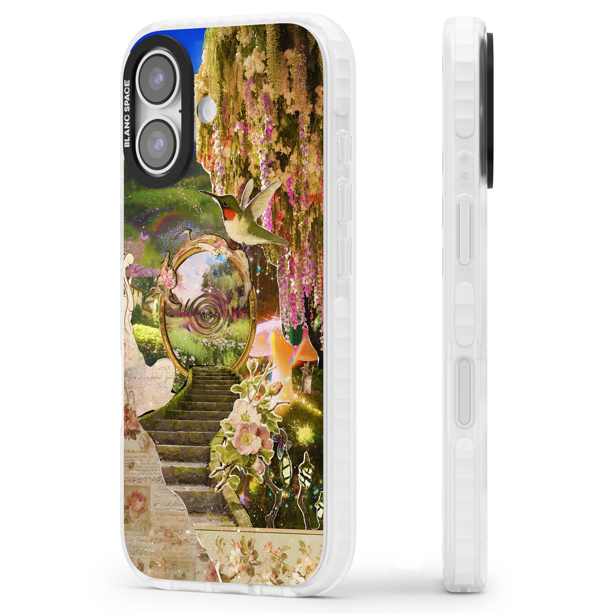 Fairy Portal iPhone 17 Impact Pro Clear Phone Case Side Profile