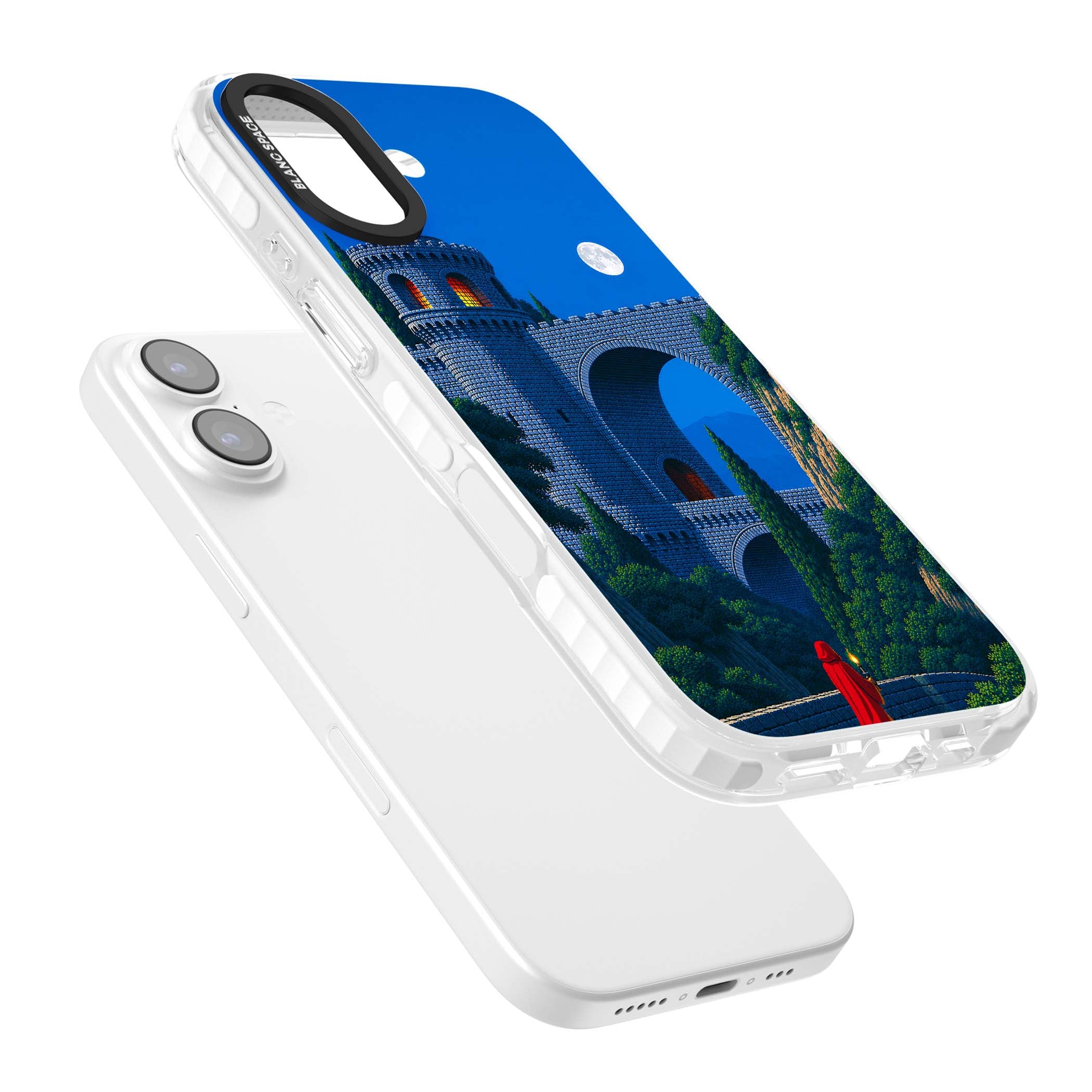 Castle Walls art iPhone case | Impact Magsafe case for iPhone 17