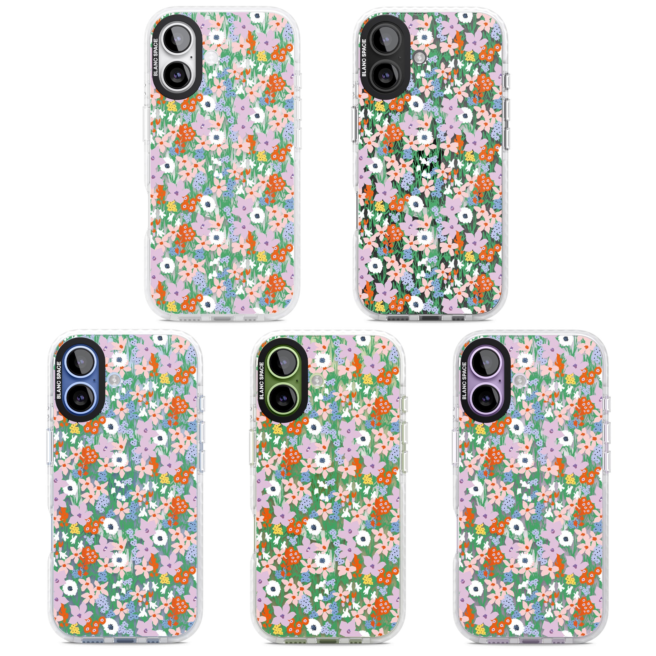 Floral Bloom Jazzy iPhone 17 Impact Pro Clear Phone Case APT Impact Protection