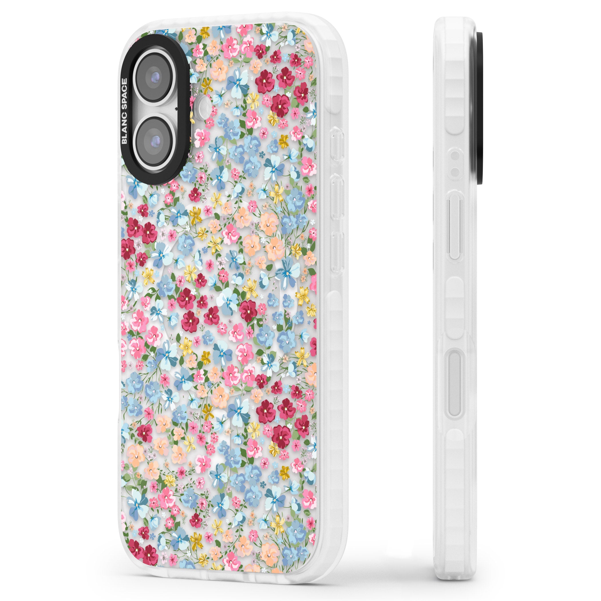 Venetian Meadow iPhone 17 Impact Pro Clear Phone Case Side Profile