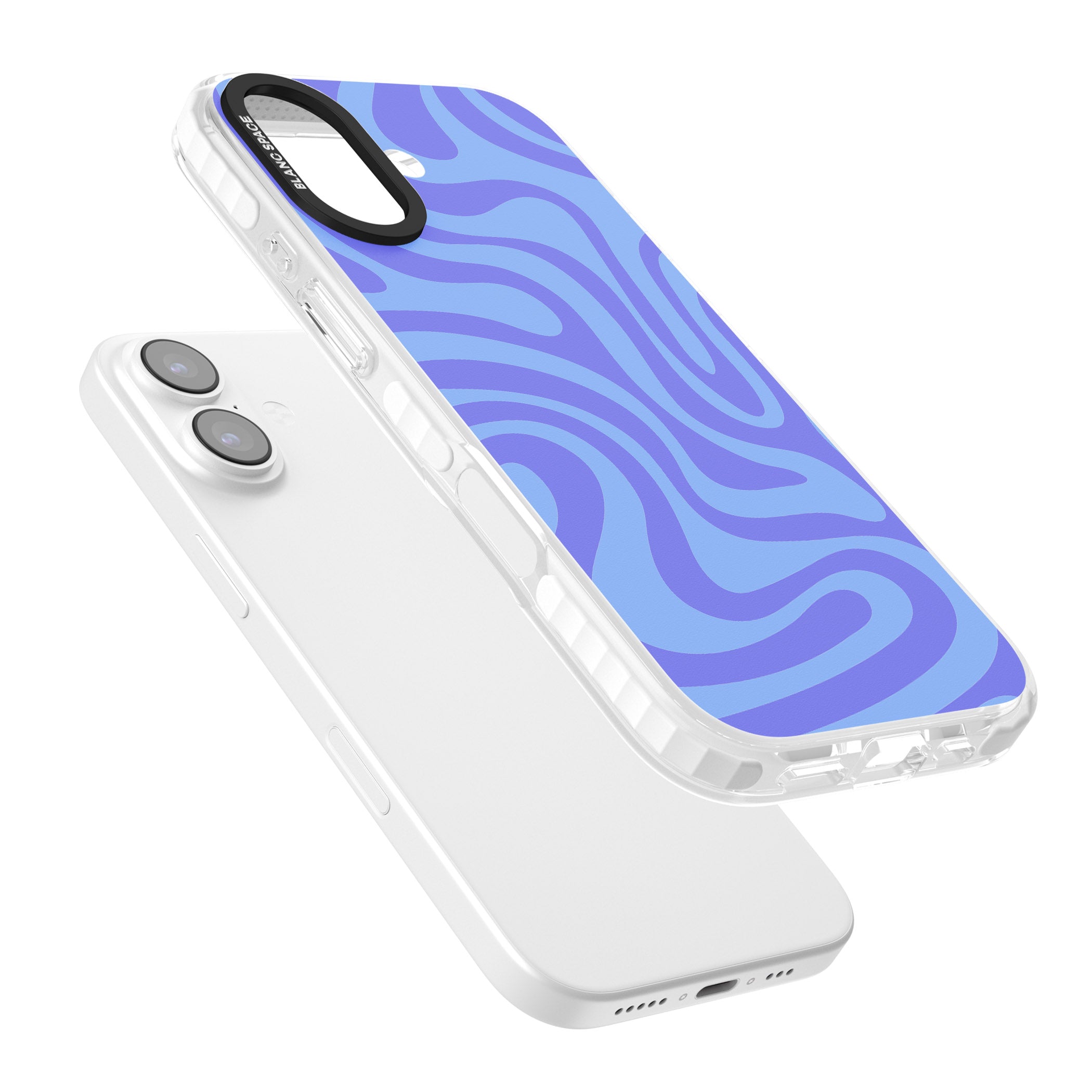 Tranquil Waves iPhone 17 Impact Pro Clear Phone Case Colours