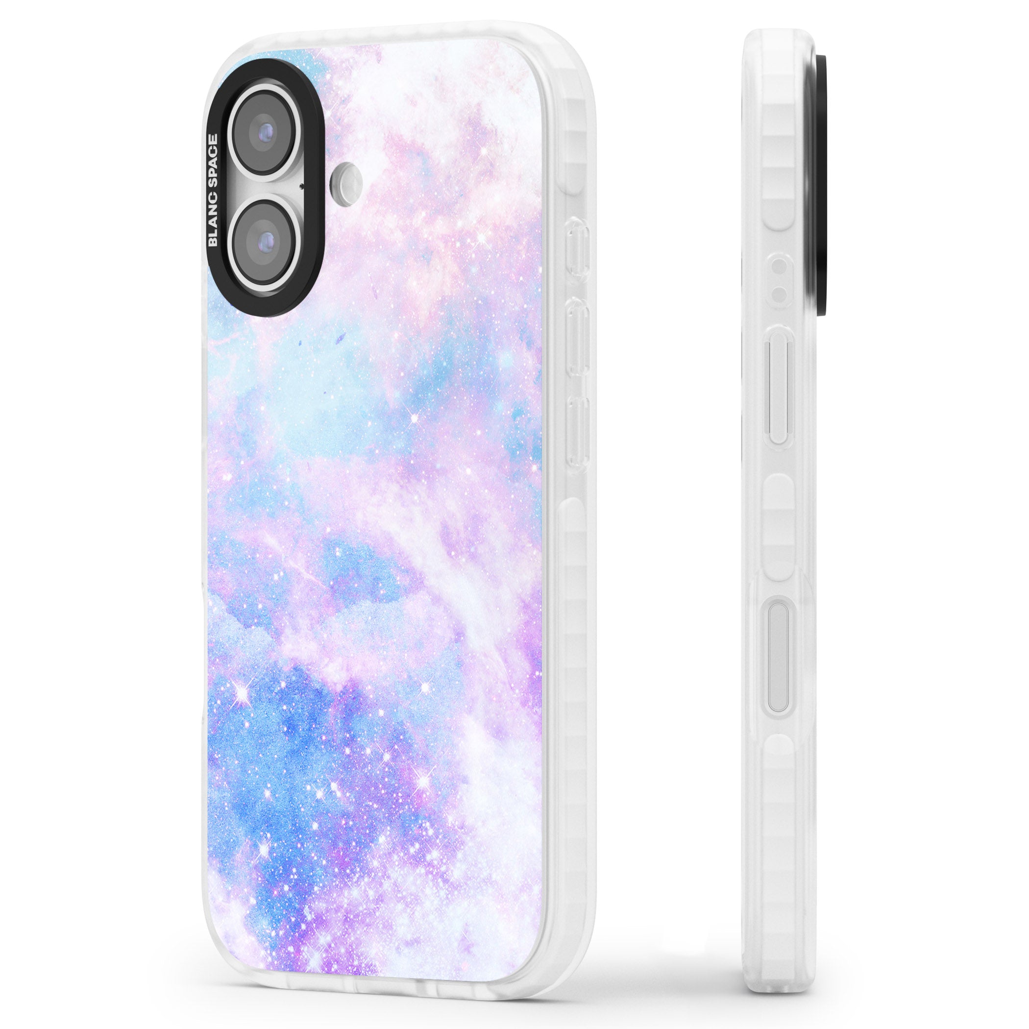 Galaxy Dream iPhone 17 Impact Pro Clear Phone Case Side Profile