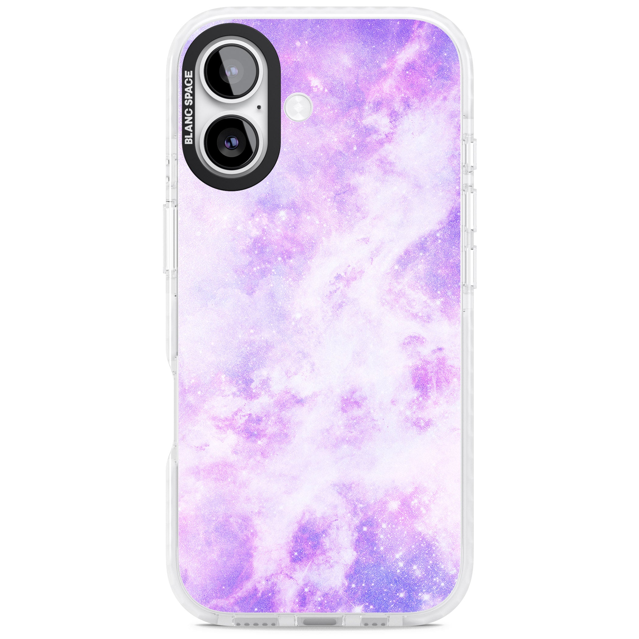 Purple Galaxy Vibes iPhone 17 Impact Pro Clear Phone Case