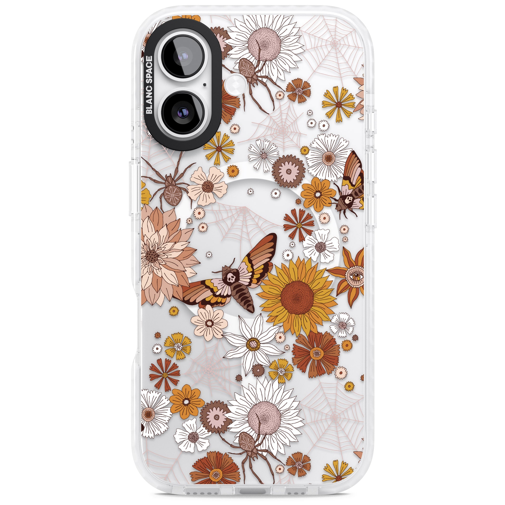 Halloween Wildlife iPhone 17 Impact Pro Clear Phone Case