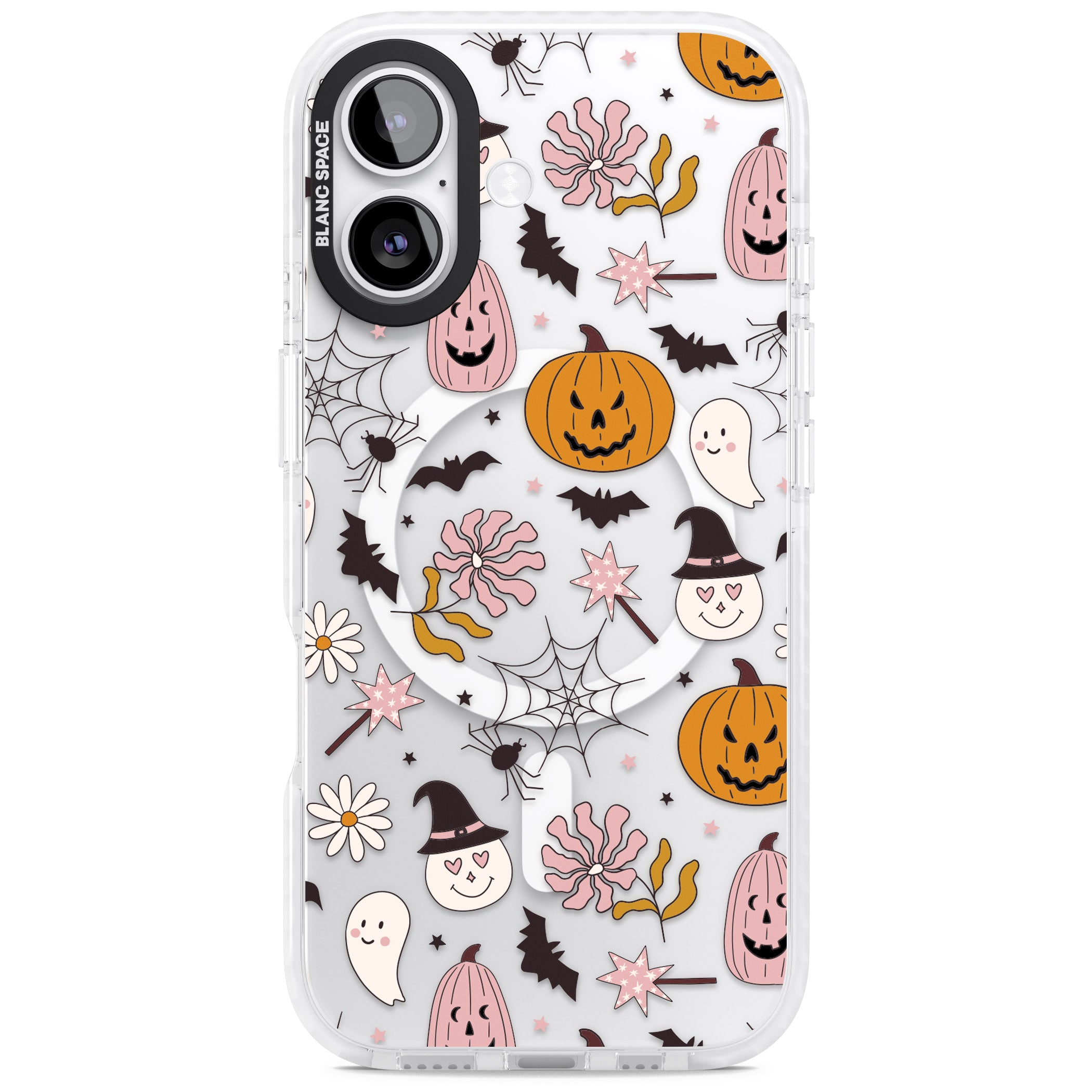 Spooky Mix iPhone 17 Impact Pro Clear Phone Case