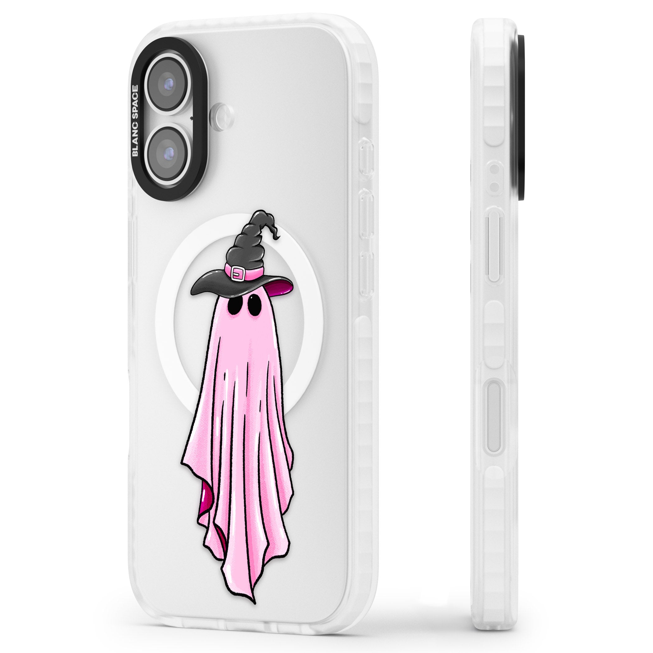 New Hat Day iPhone 17 Impact Pro Clear Phone Case Side Profile