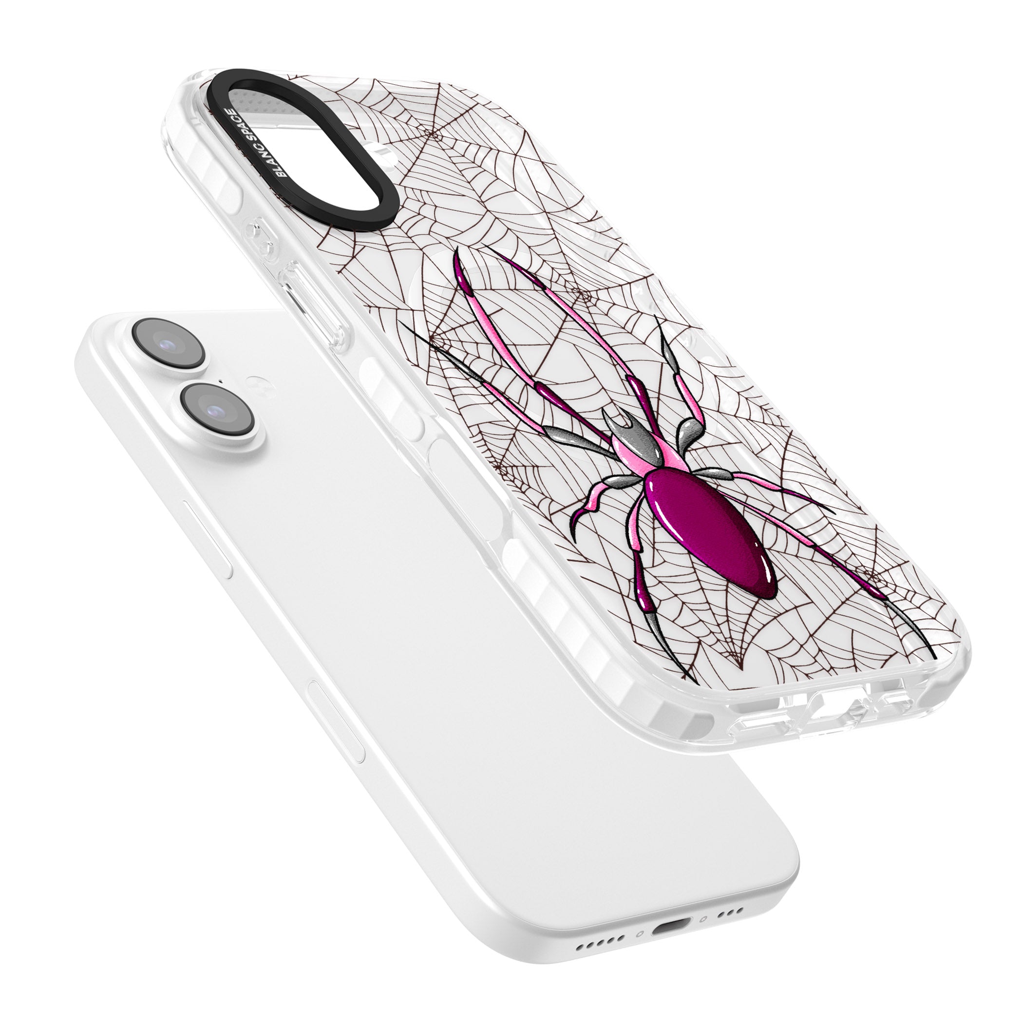 Arachnophobia iPhone 17 Impact Pro Clear Phone Case Colours