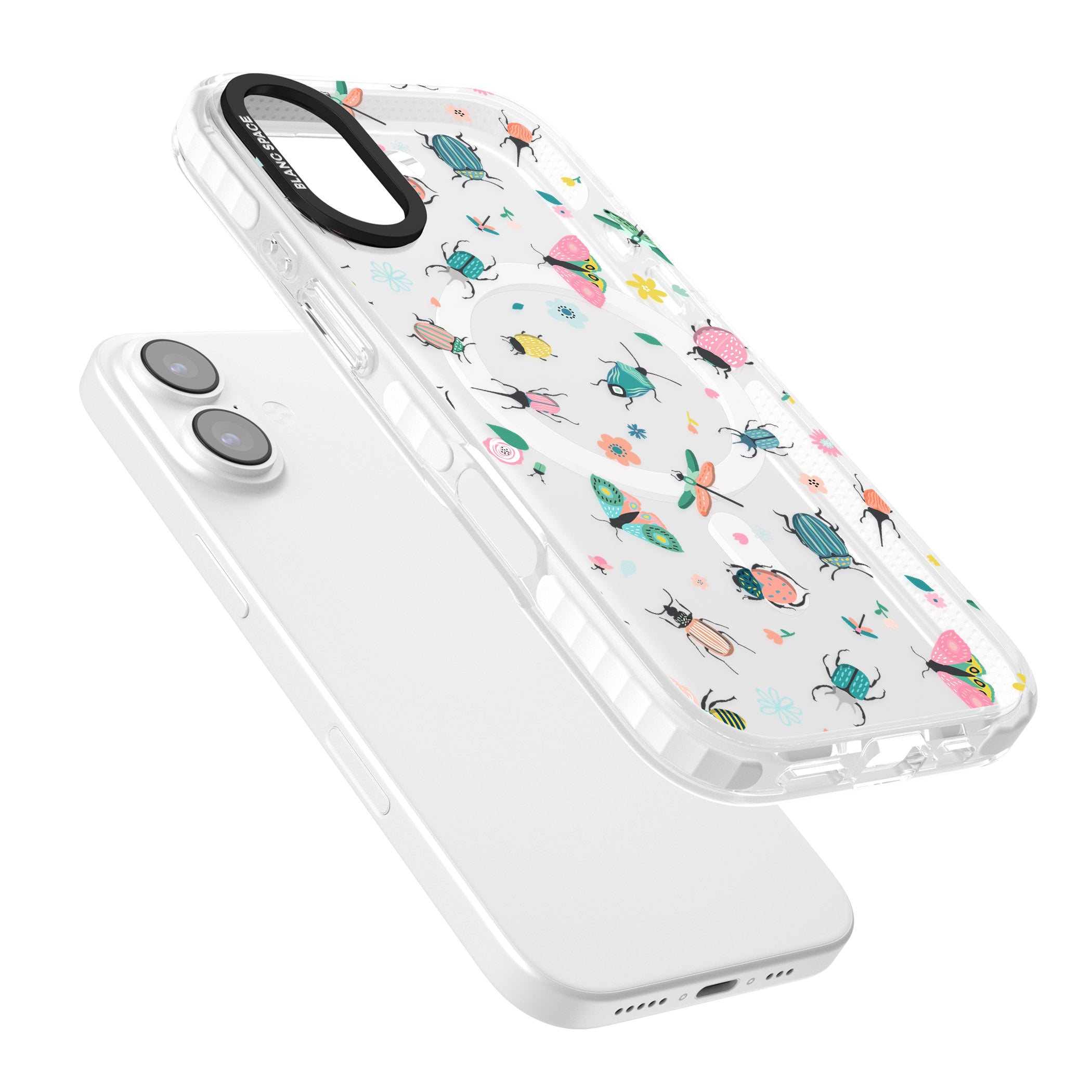 Playful Bug Life iPhone 17 Impact Pro Clear Phone Case Colours