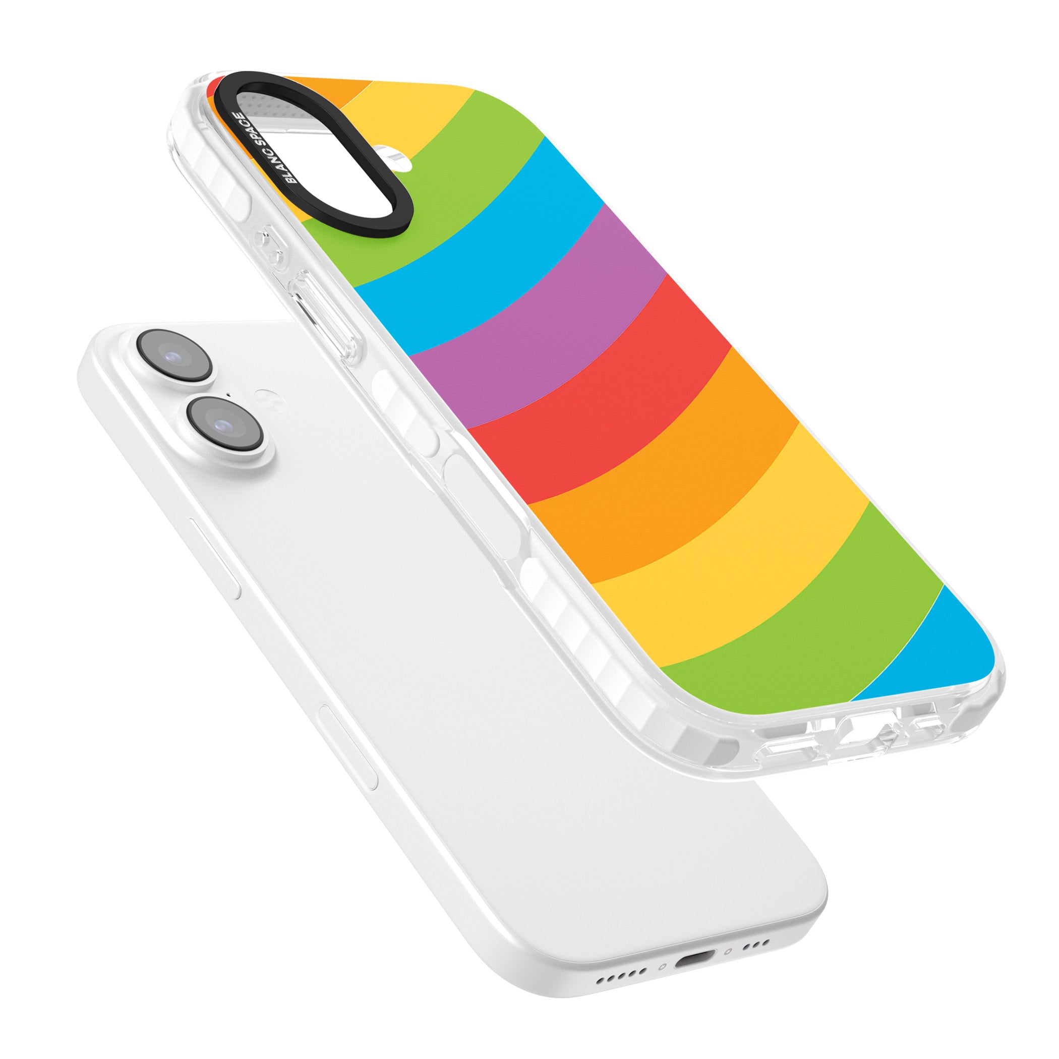 Lucky Rainbow iPhone 17 Impact Pro Clear Phone Case Colours