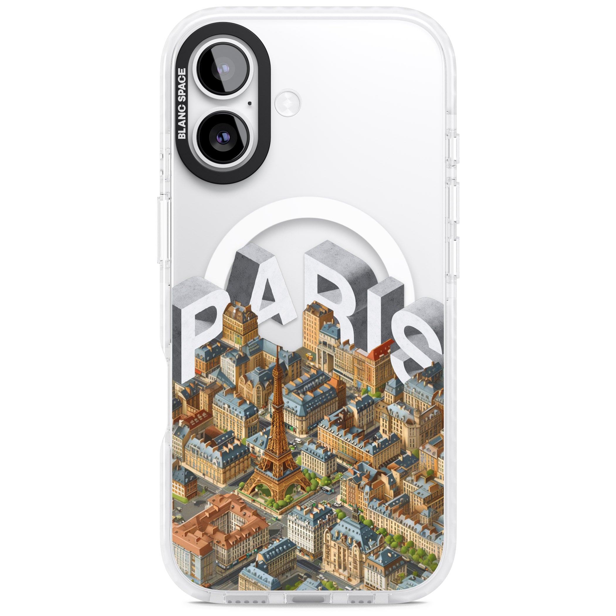 Paris iPhone 17 Impact Pro Clear Phone Case