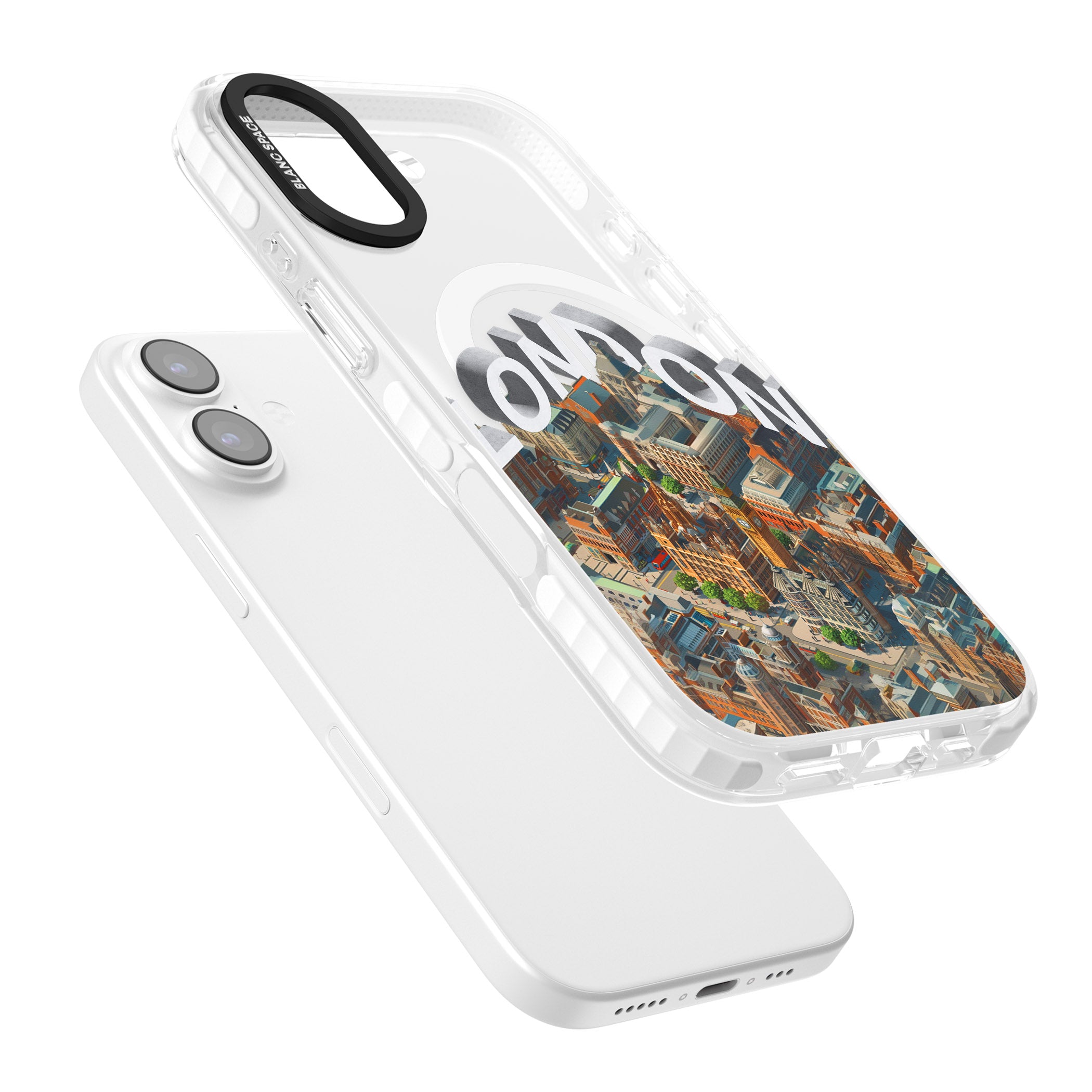 London iPhone 17 Impact Pro Clear Phone Case Colours