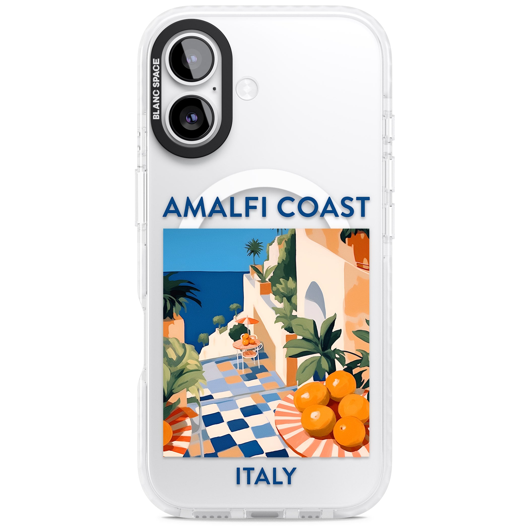 Amalfi Coast iPhone 17 Impact Pro Clear Phone Case