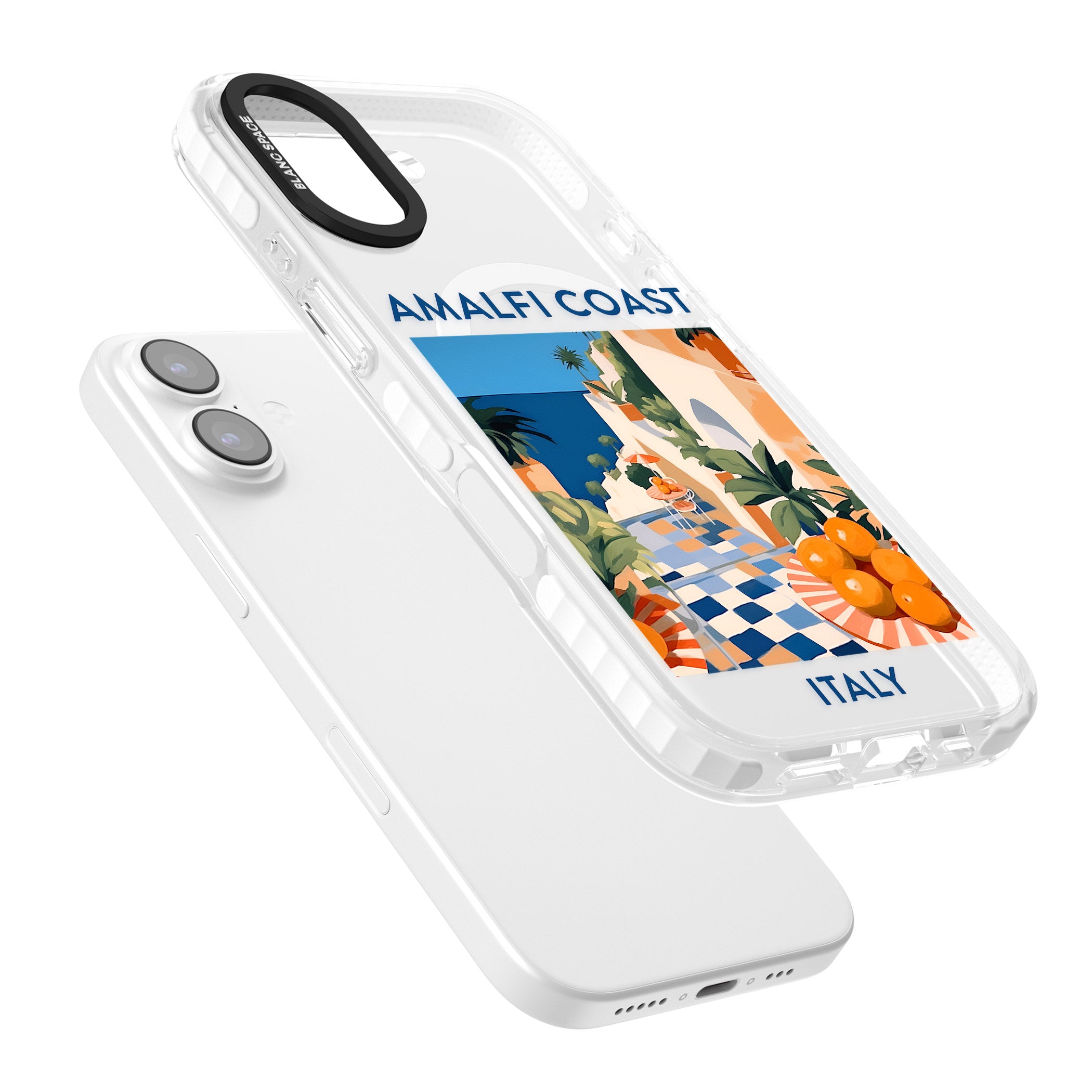 Amalfi Coast iPhone 17 Impact Pro Clear Phone Case Colours
