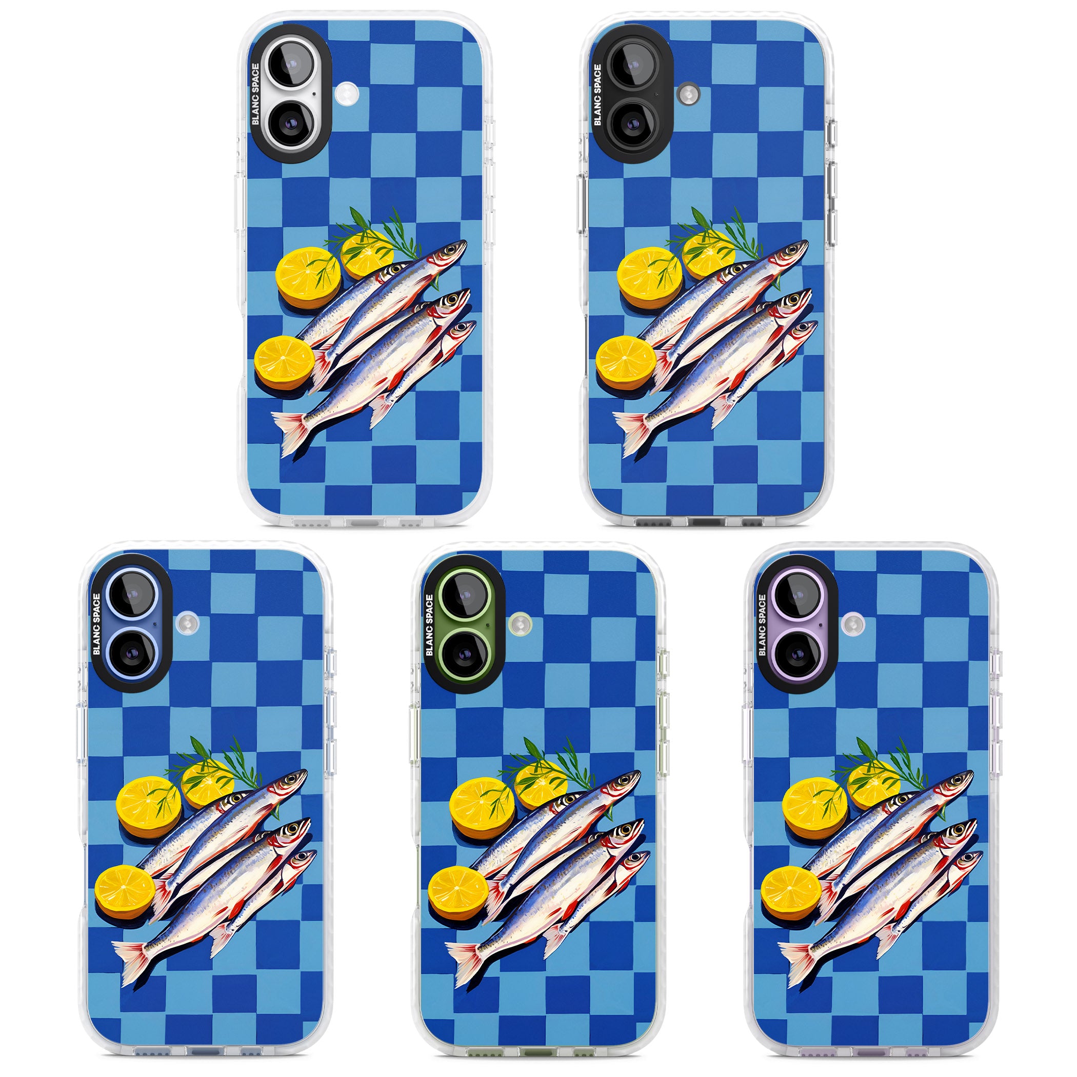 Fish & Lemons iPhone 17 Impact Pro Clear Phone Case APT Impact Protection